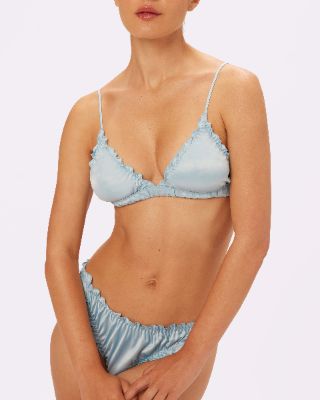 1+ Radiant Flutter Triangle Bralette | Glow Satin | Archive (Ethereal) sold by Parade