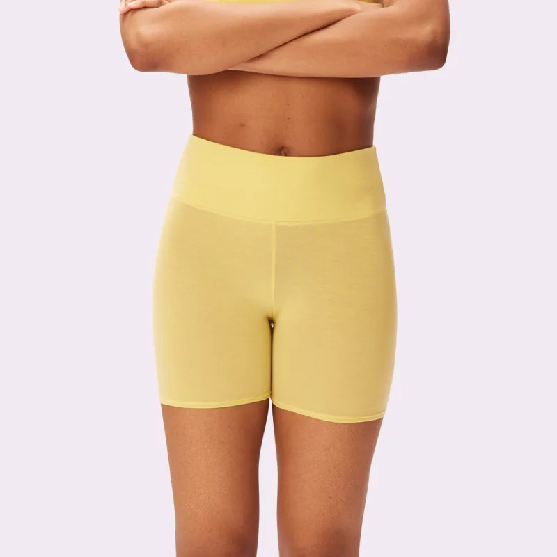 Lightweight Bike Shorts | New:Cotton | Archive (Honeydew) sold by Parade