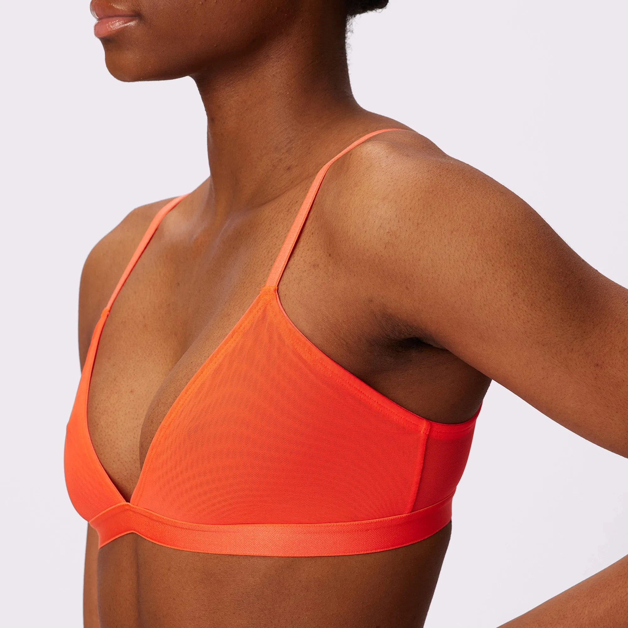 Triangle Bralette | Silky Mesh | Archive (Spritz) sold by Parade product image thumbnail 3