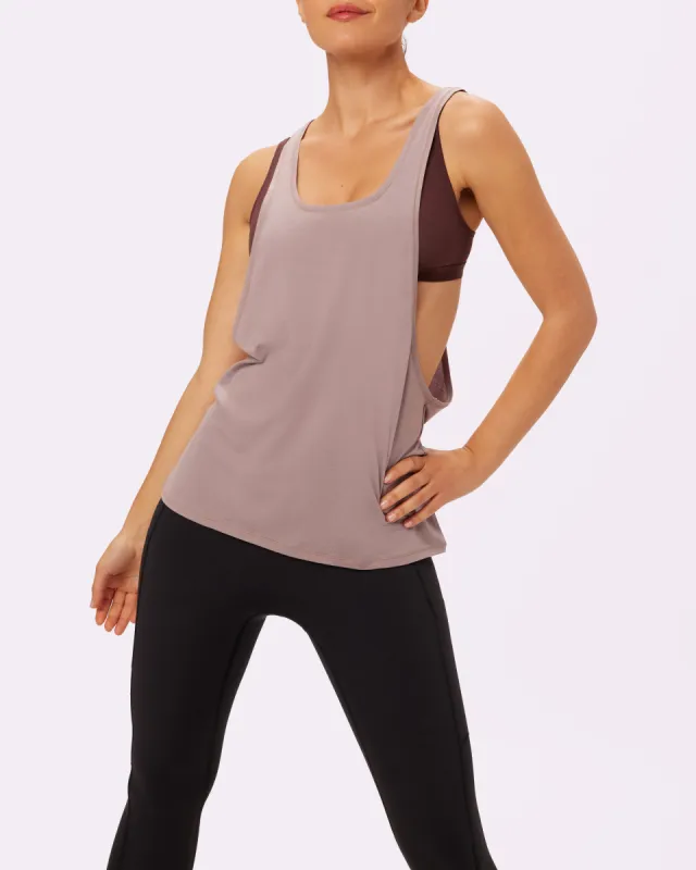 Everyday Racer Tank | New:Cotton | Archive ( Sandcastle) sold by Parade