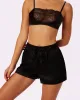 Luxe Dreams Easy Sleep Short | Plush Satin | (Eightball) sold by Parade