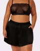 Luxe Dreams Easy Sleep Short | Plush Satin | (Eightball) sold by Parade