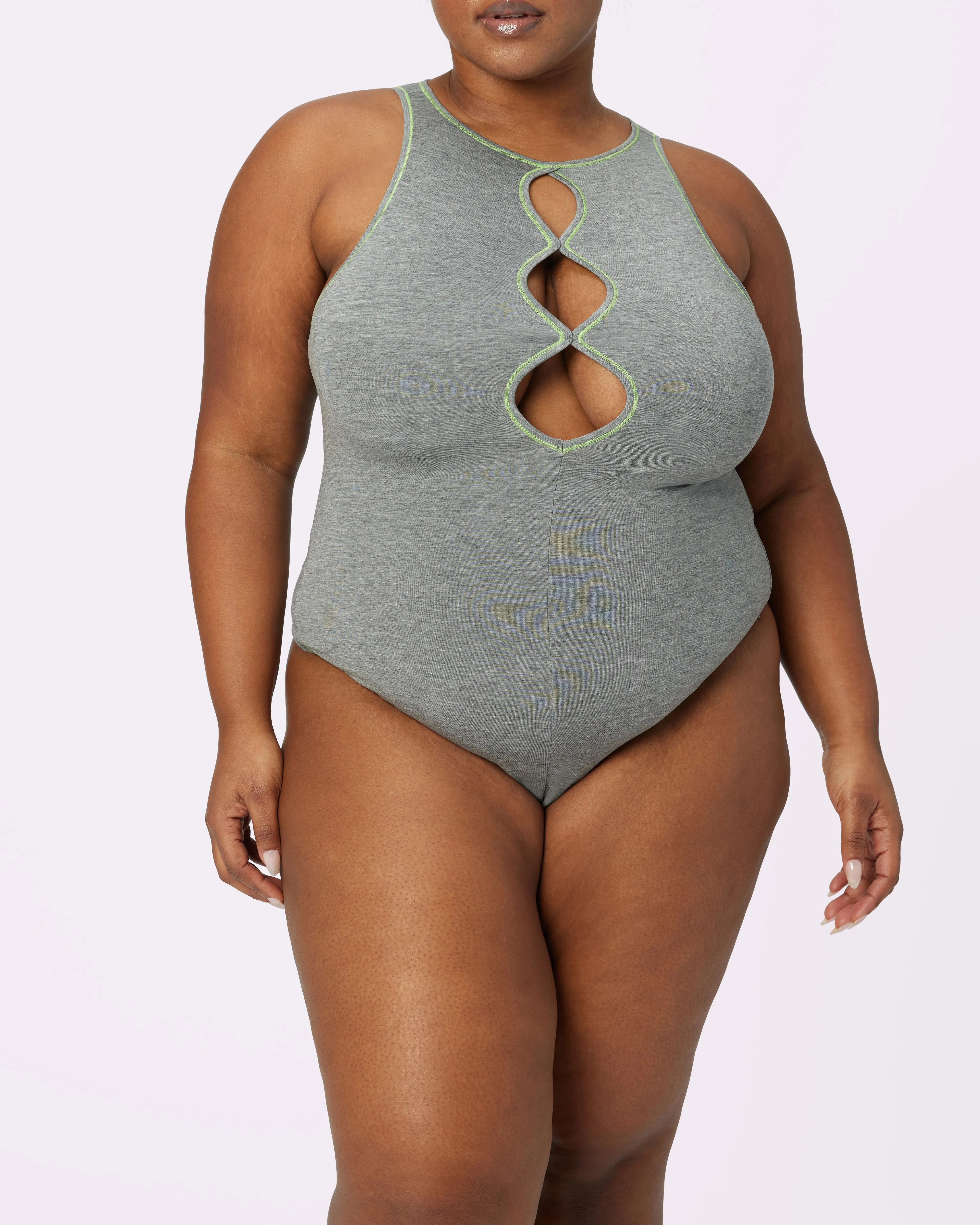 Cut-Out Comfort Bodysuit | New:Cotton | Archive (Thunder Pop) sold by Parade product image thumbnail 3