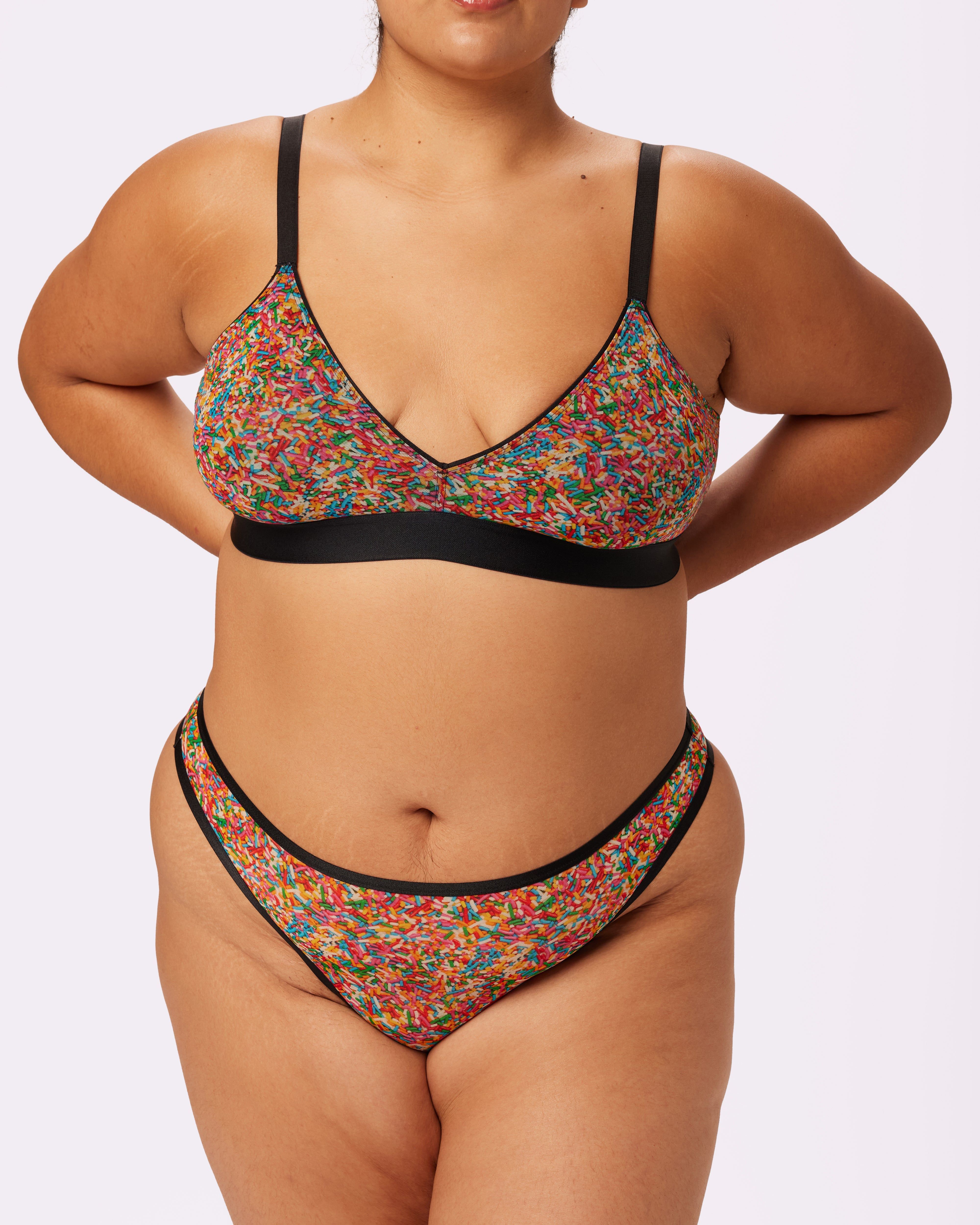 XS High Cut Thong | Silky Mesh | Archive (Sprinkles) sold by Parade product image thumbnail 3