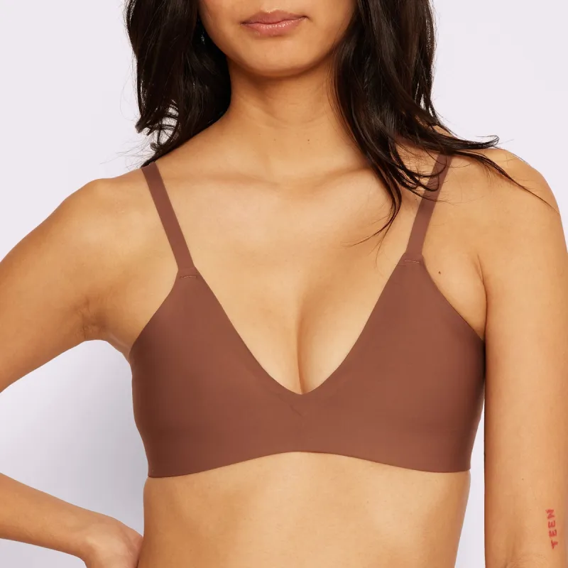 Smooth Lift Triangle Bralette | Seamless Universal | Archive (Coffee Bean) made by Parade
