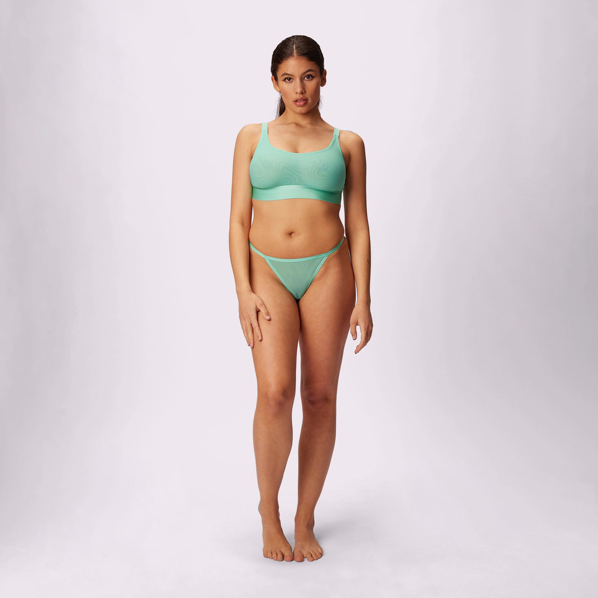 3XL G-String Thong | Silky Mesh | Archive (Buttermint) sold by Parade product image thumbnail 5