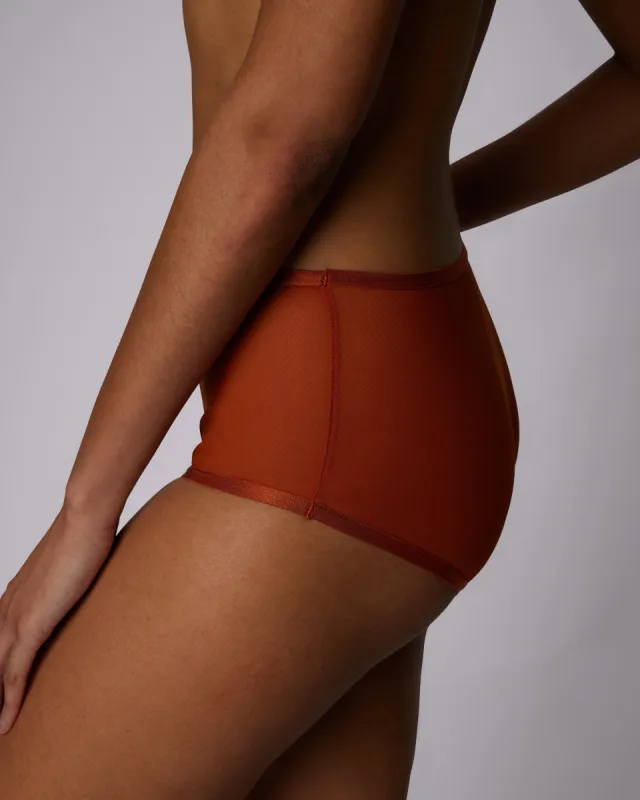 High Rise Boyshort | Silky Mesh | Archive (Retro) sold by Parade