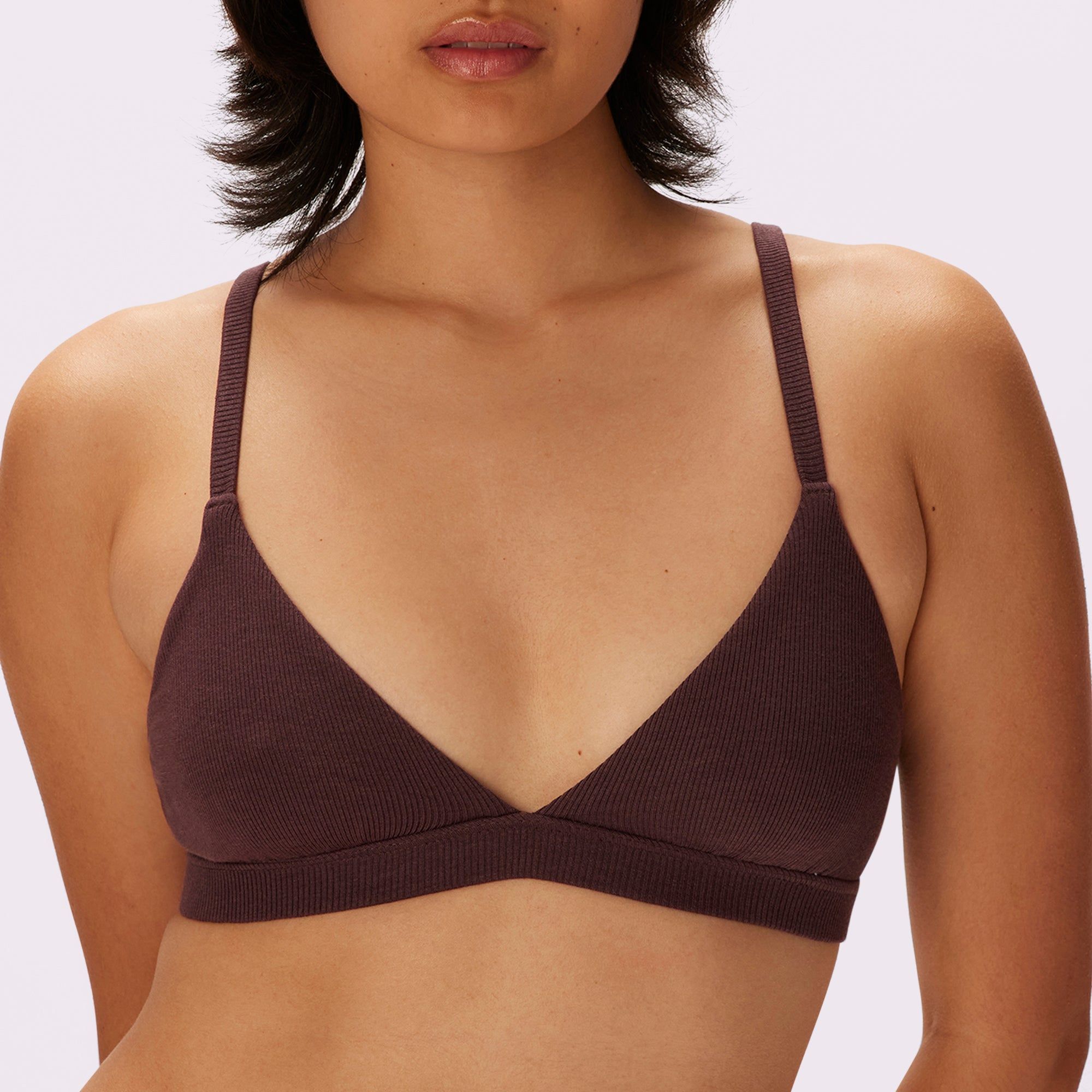 Lush Strappy Triangle Bralette | Lush Rib | Archive (Pony) sold by Parade
