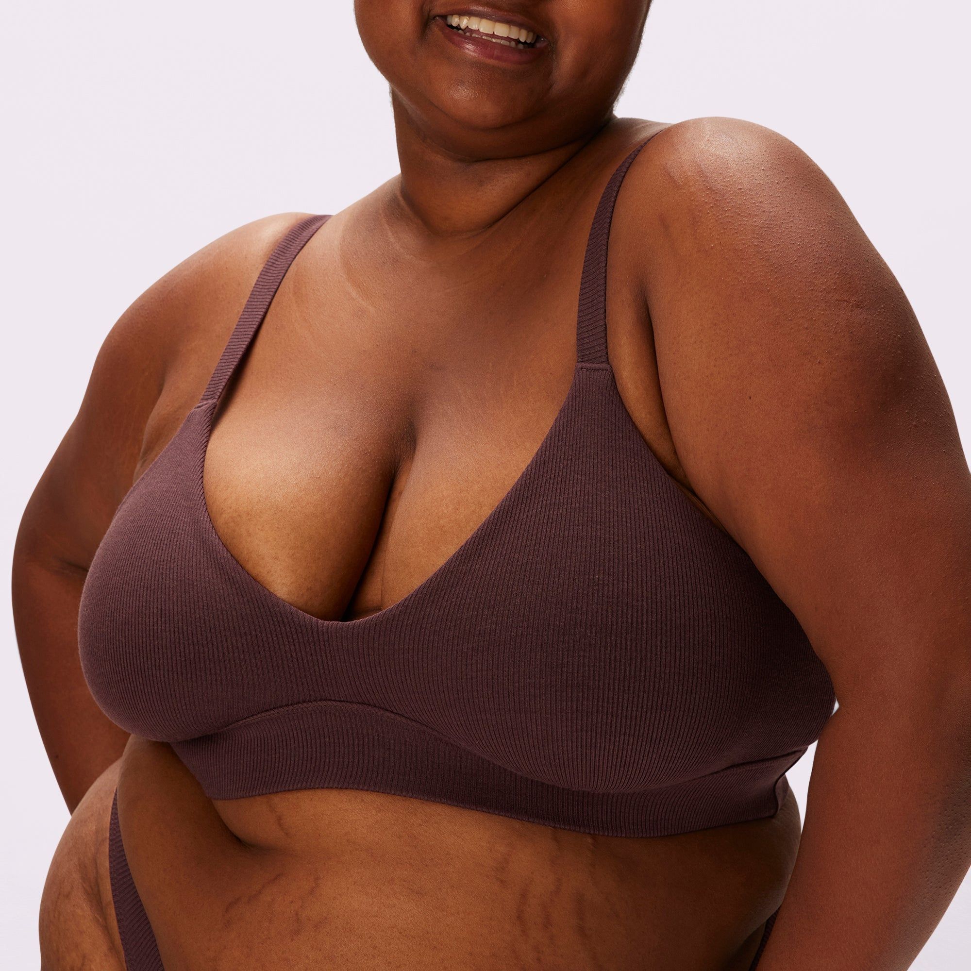 Lush Strappy Triangle Bralette | Lush Rib | Archive (Pony) sold by Parade product image thumbnail 4