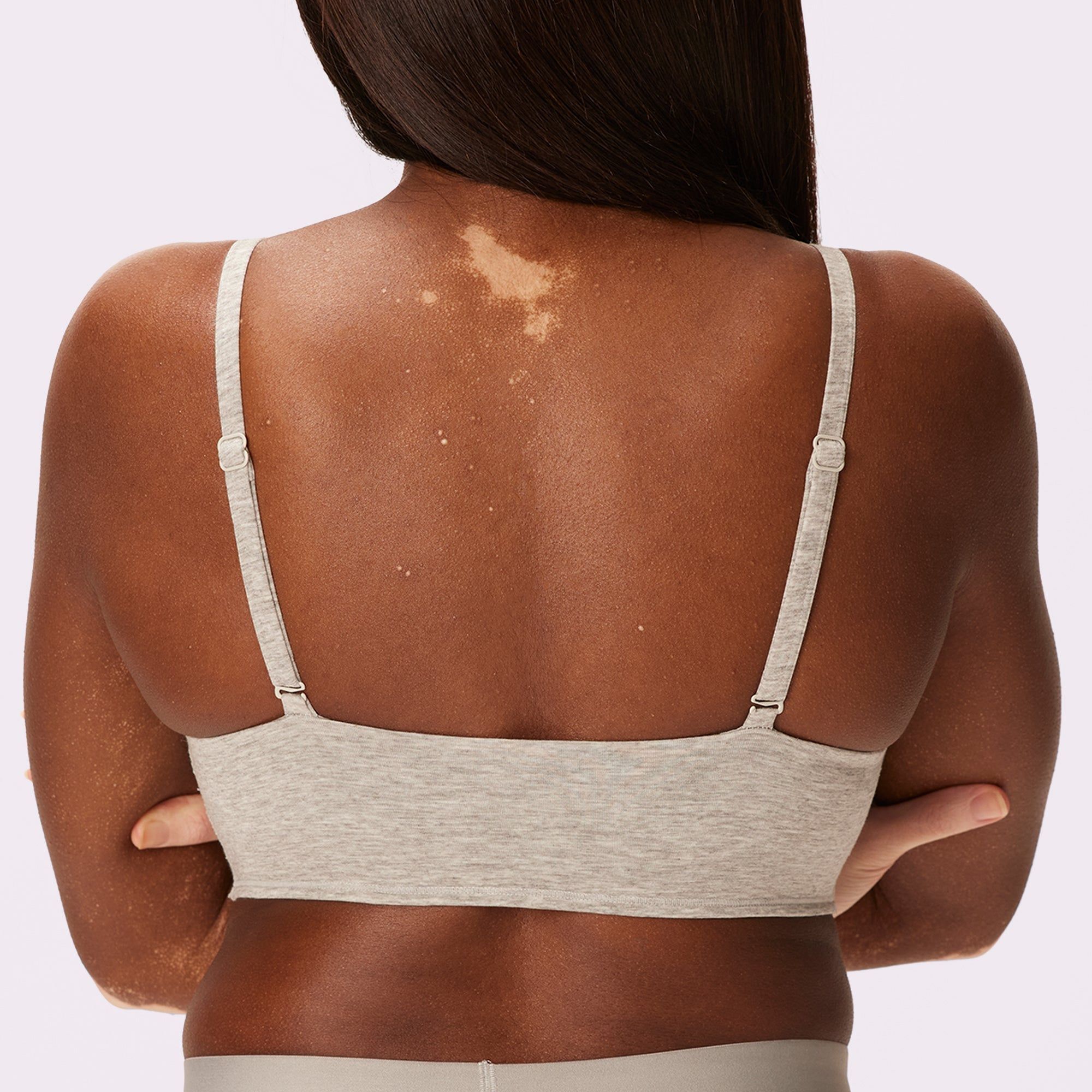 Vintage Soft Triangle Bralette | New:Cotton | Archive (Graphite) sold by Parade product image thumbnail 4