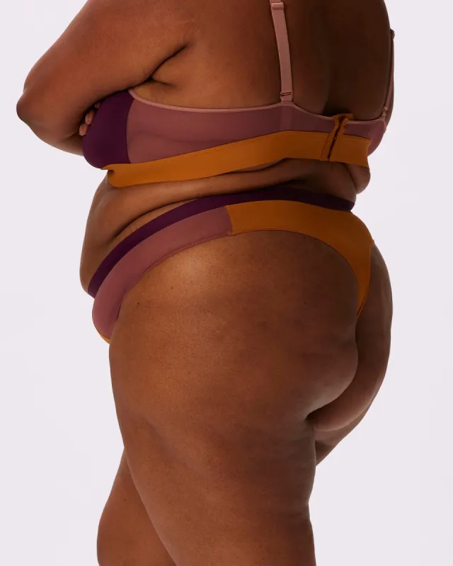 Re:Play High Waisted Thong | Ultra-Soft Re:Play | Archive (Sugarplum) sold by Parade