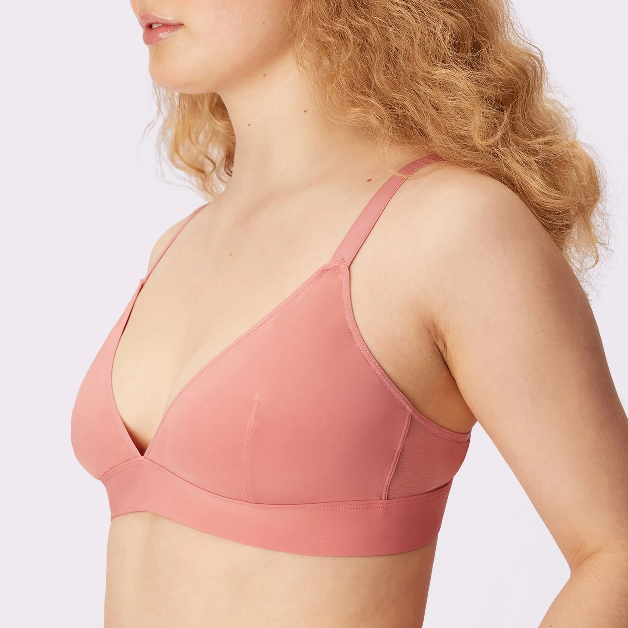 Dream Fit Triangle Bralette | Ultra-Soft Re:Play | Archive (Pink Canyon) sold by Parade product image thumbnail 4