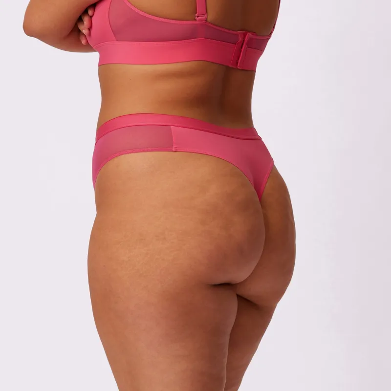 3XL Dream High Rise Thong | Ultra-Soft Re:Play | Archive (Hibiscus) sold by Parade