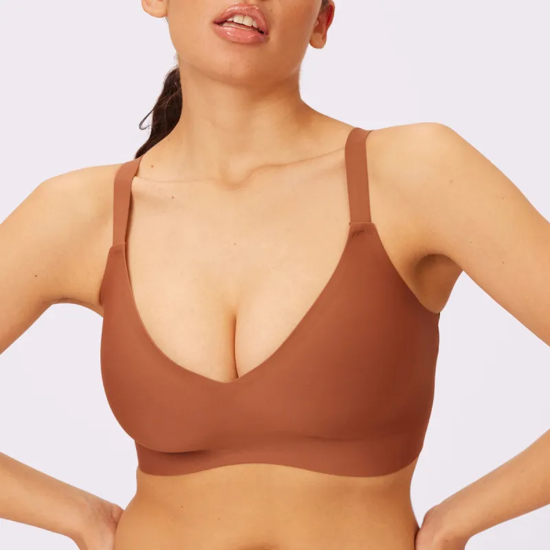 Smooth Lift Triangle Bralette | Seamless Universal | Archive (Maple) made by Parade