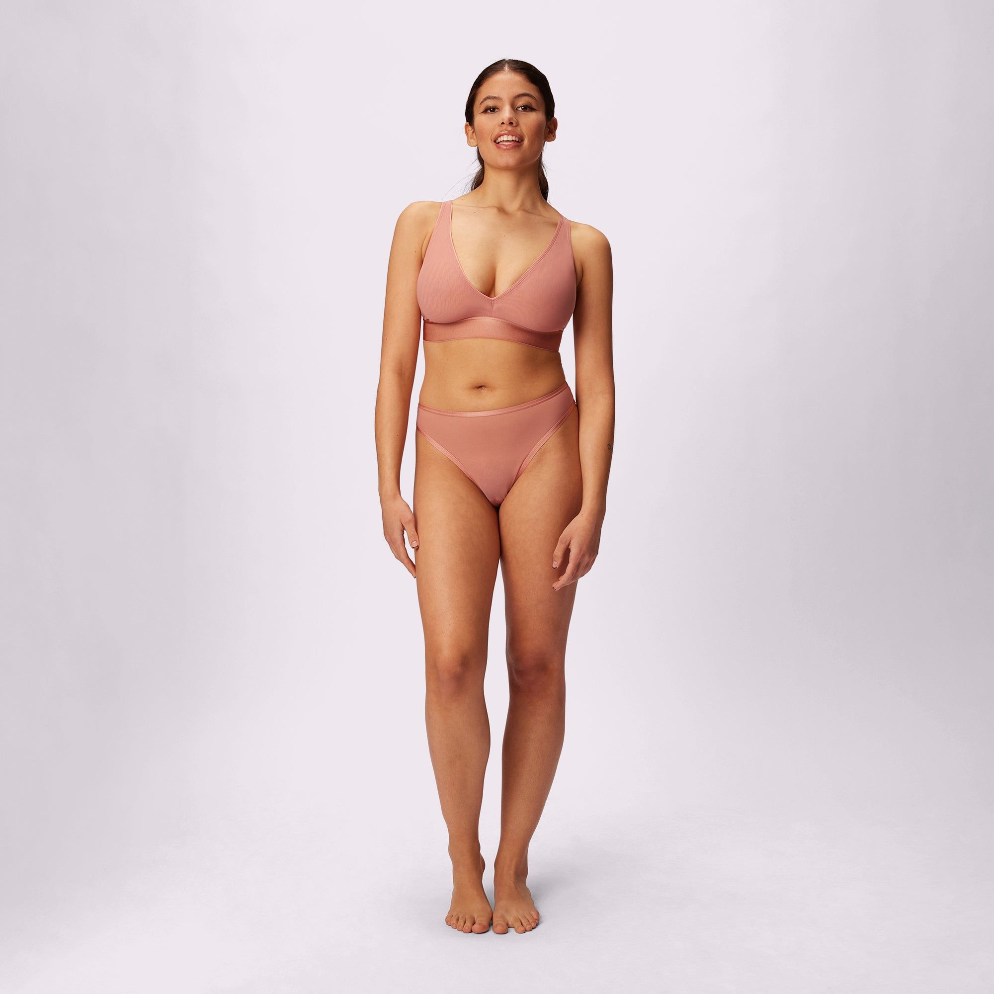 3XL High Cut Thong | Silky Mesh | Archive (Hot Honey) sold by Parade product image thumbnail 5
