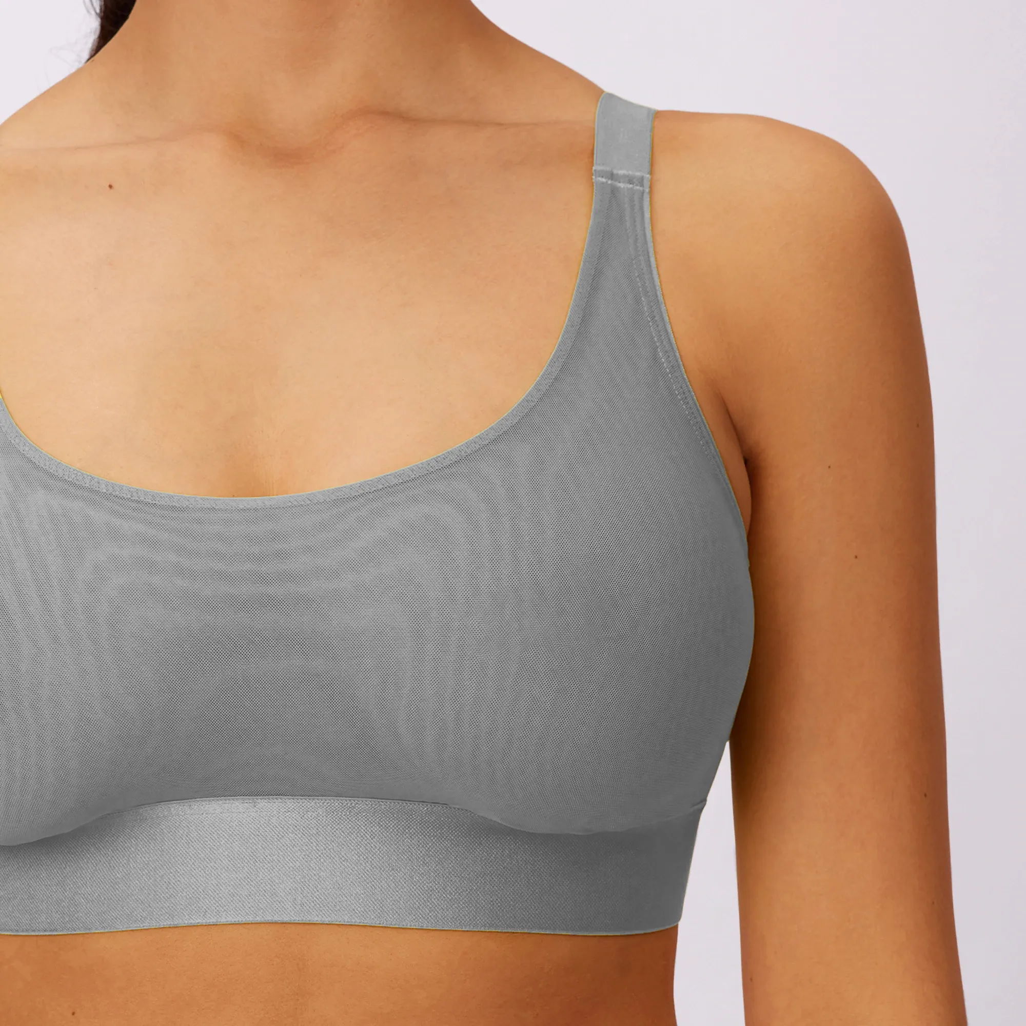 Luxe Mesh Scoop Bralette | Silky Mesh | Archive (Steam) sold by Parade product image thumbnail 5