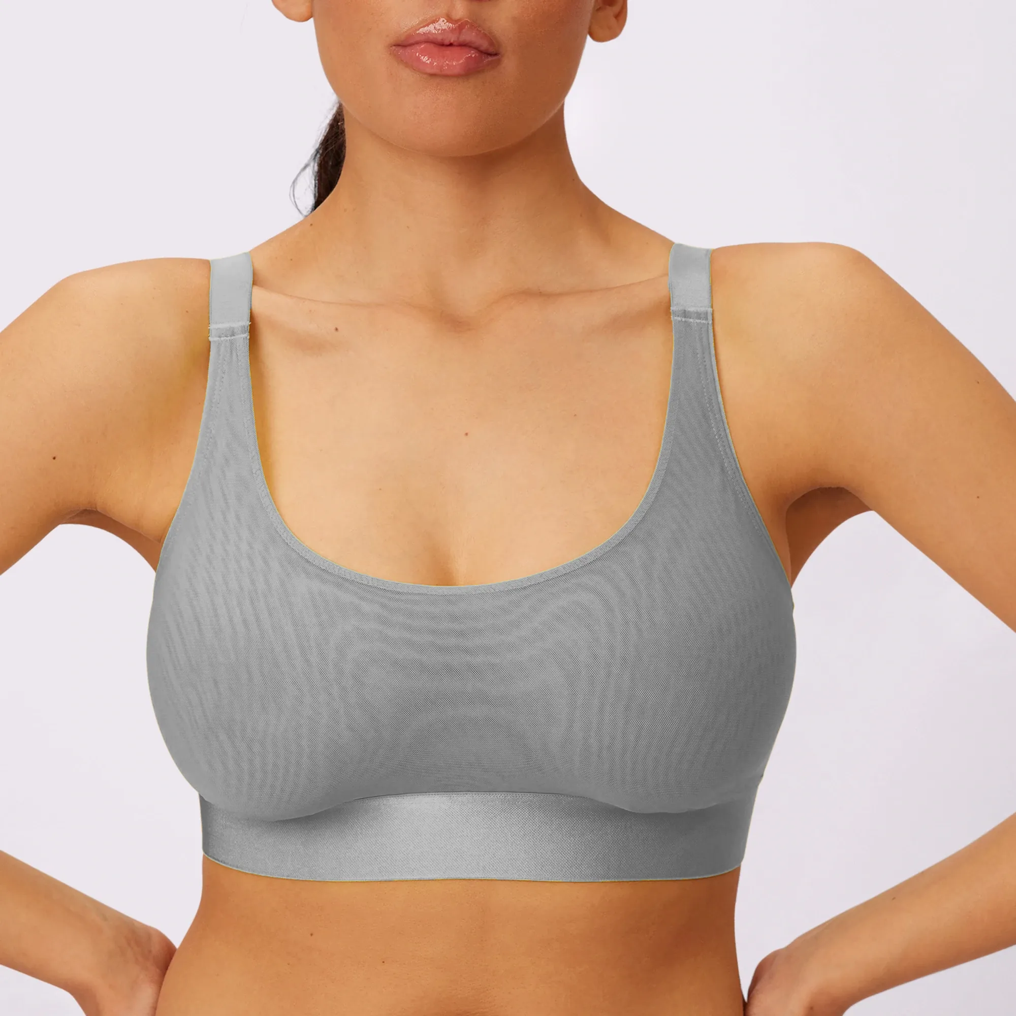 Luxe Mesh Scoop Bralette | Silky Mesh | Archive (Steam) sold by Parade product image thumbnail 2