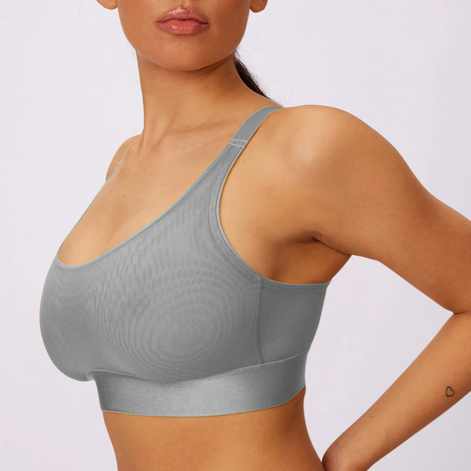 Luxe Mesh Scoop Bralette | Silky Mesh | Archive (Steam) sold by Parade product image thumbnail 3