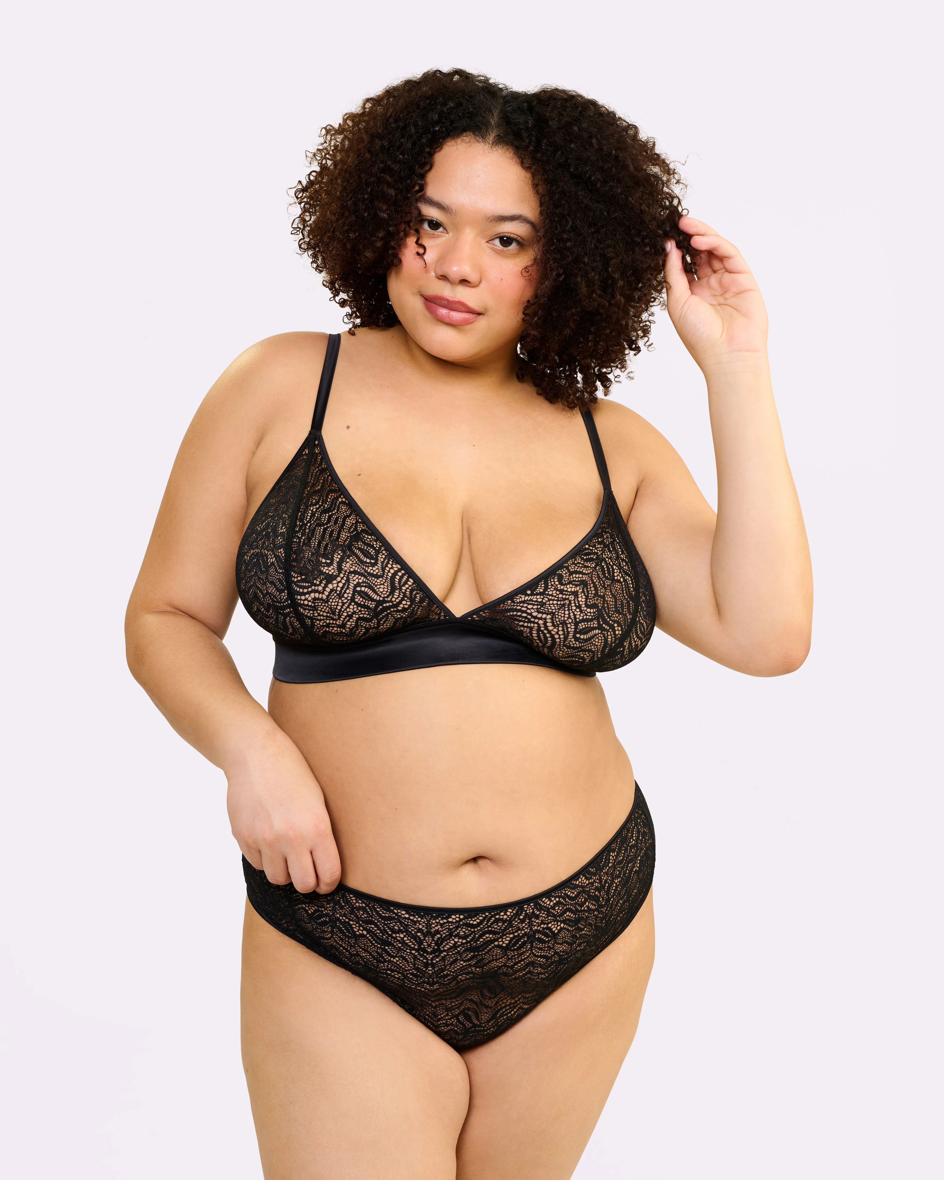 Dusk 'til Dawn Lace Triangle Bralette | Dusk 'til Dawn | Archive (Eightball) sold by Parade product image thumbnail 2