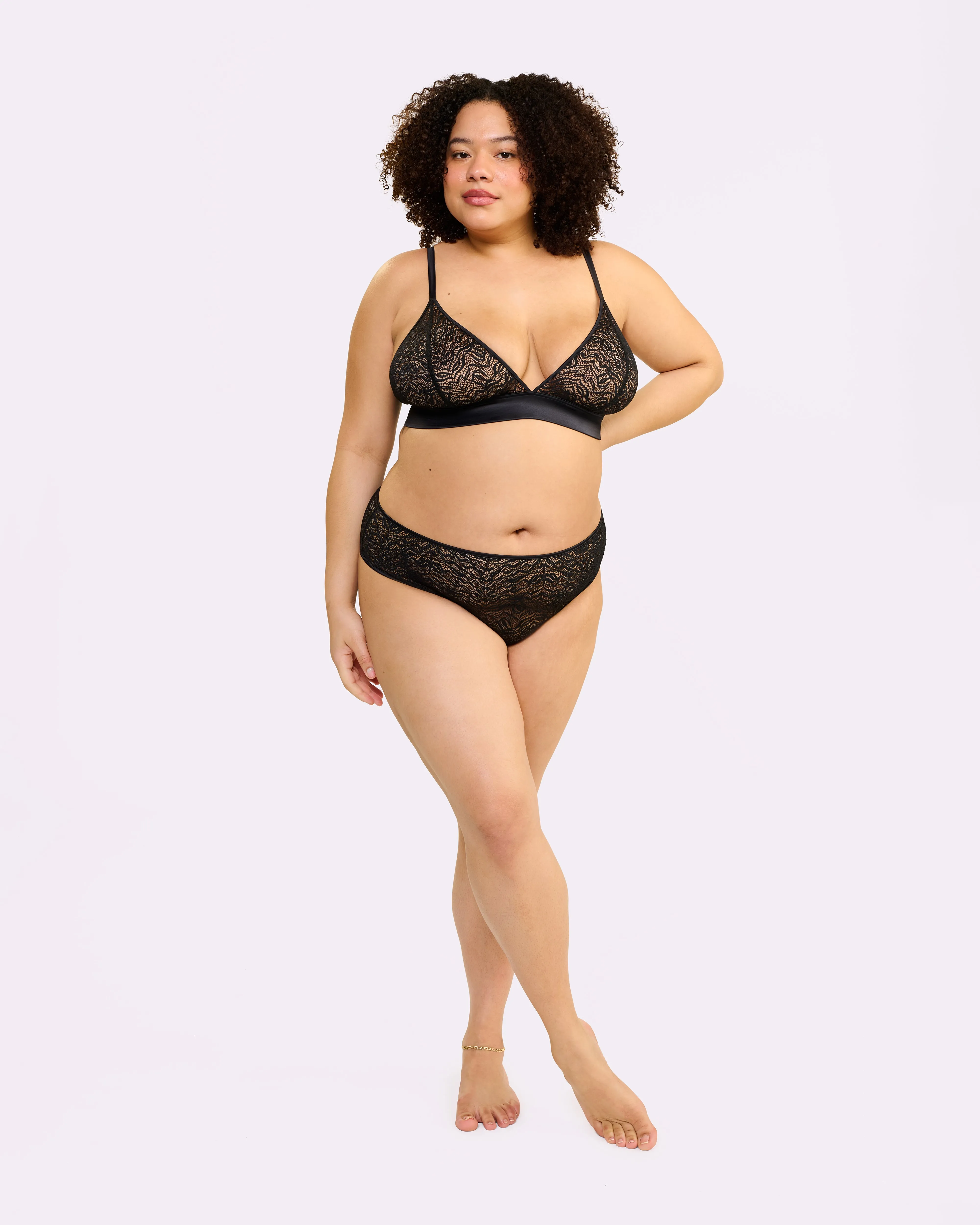 Dusk 'til Dawn Lace Triangle Bralette | Dusk 'til Dawn | Archive (Eightball) sold by Parade product image thumbnail 5