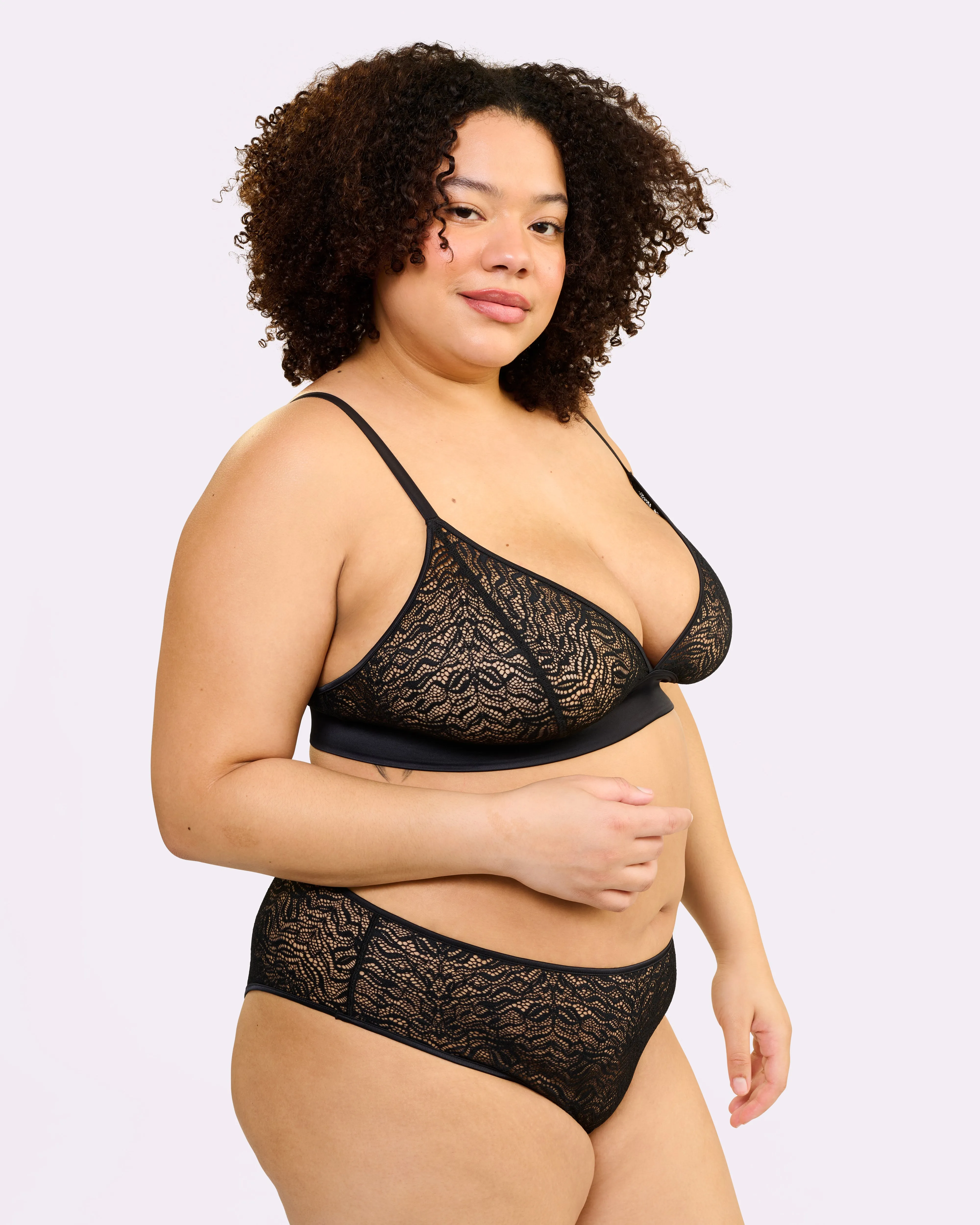 Dusk 'til Dawn Lace Triangle Bralette | Dusk 'til Dawn | Archive (Eightball) sold by Parade product image thumbnail 3