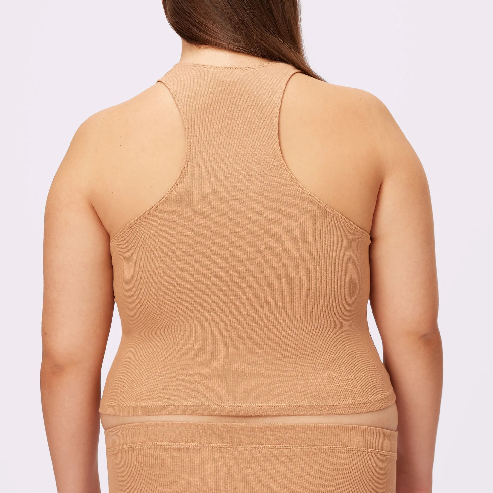 Lush Essential Racer Tank | Lush Rib | Archive (Teddy) sold by Parade product image thumbnail 5