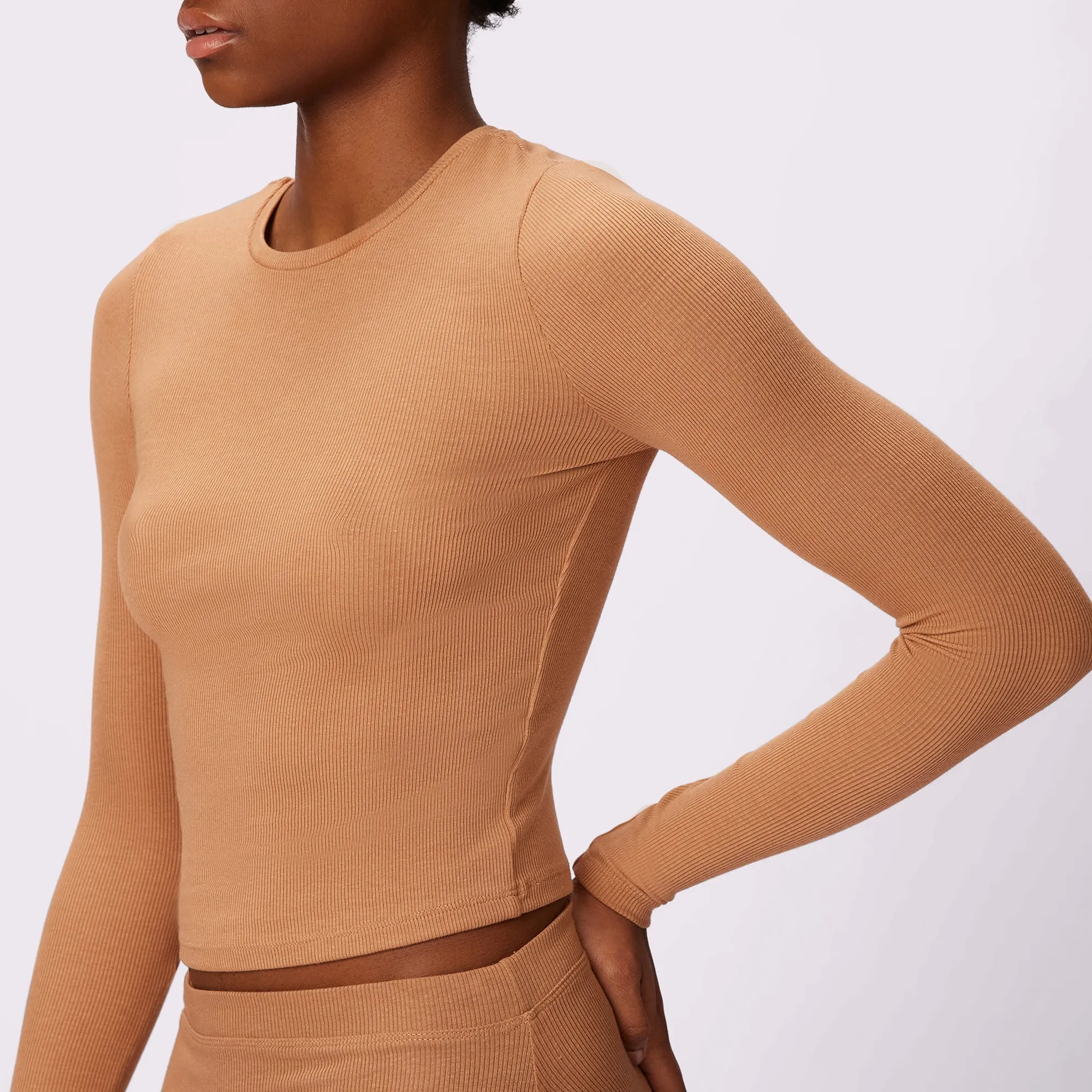 Lush Hug Long Sleeve | Lush Rib | Archive (Teddy) sold by Parade product image thumbnail 3