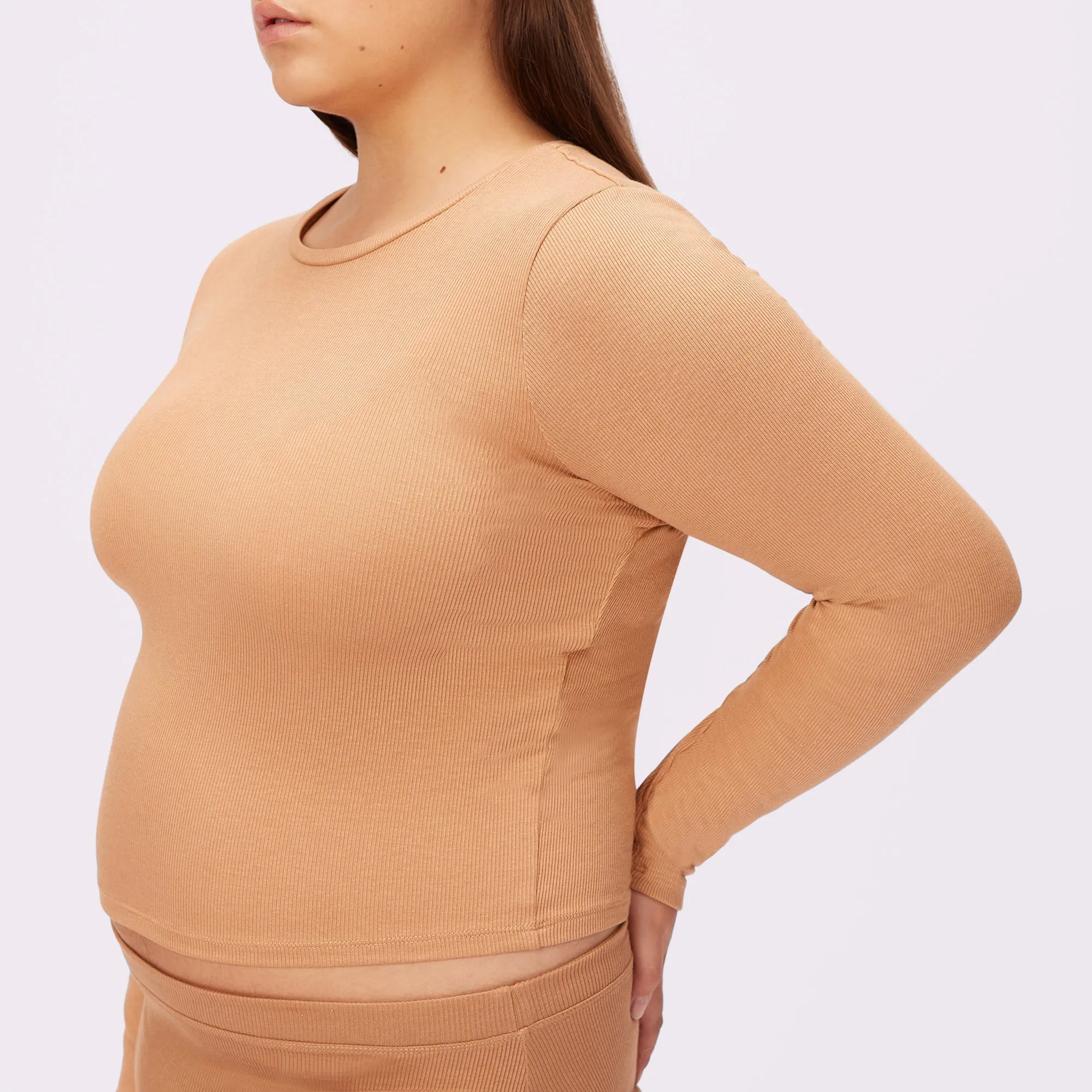 Lush Hug Long Sleeve | Lush Rib | Archive (Teddy) sold by Parade product image thumbnail 4