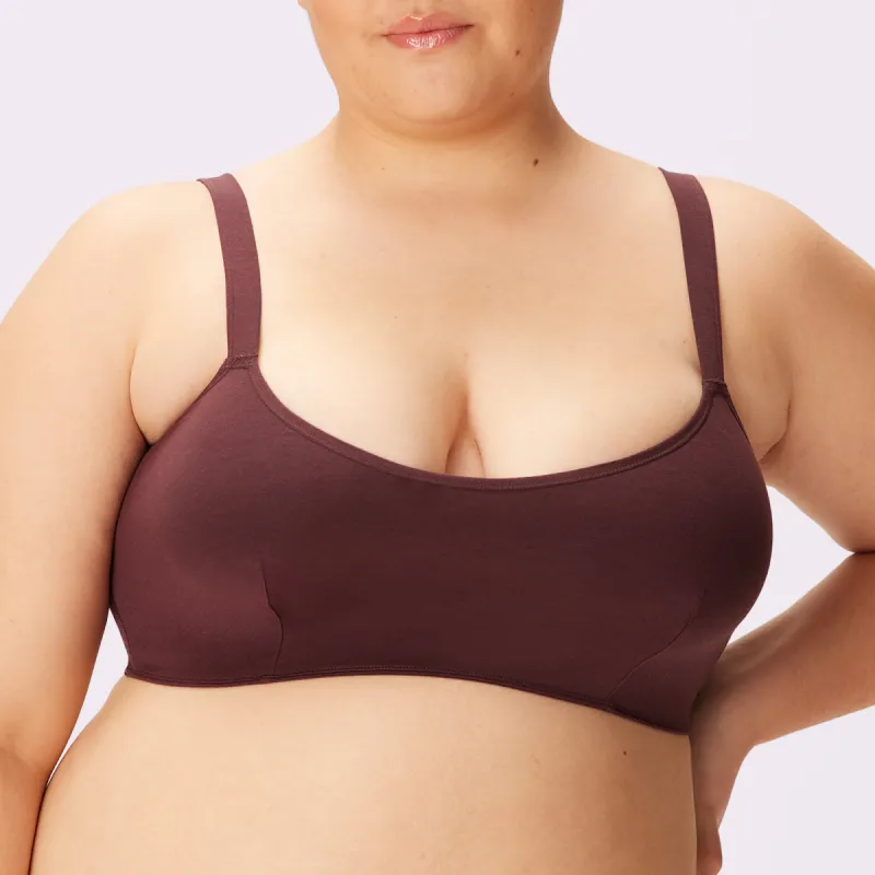 Vintage Soft Scoop Bralette | New:Cotton (Pony) sold by Parade