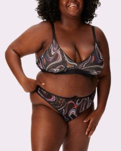 High Cut Thong | Silky Mesh | Archive (Space Drip) sold by Parade