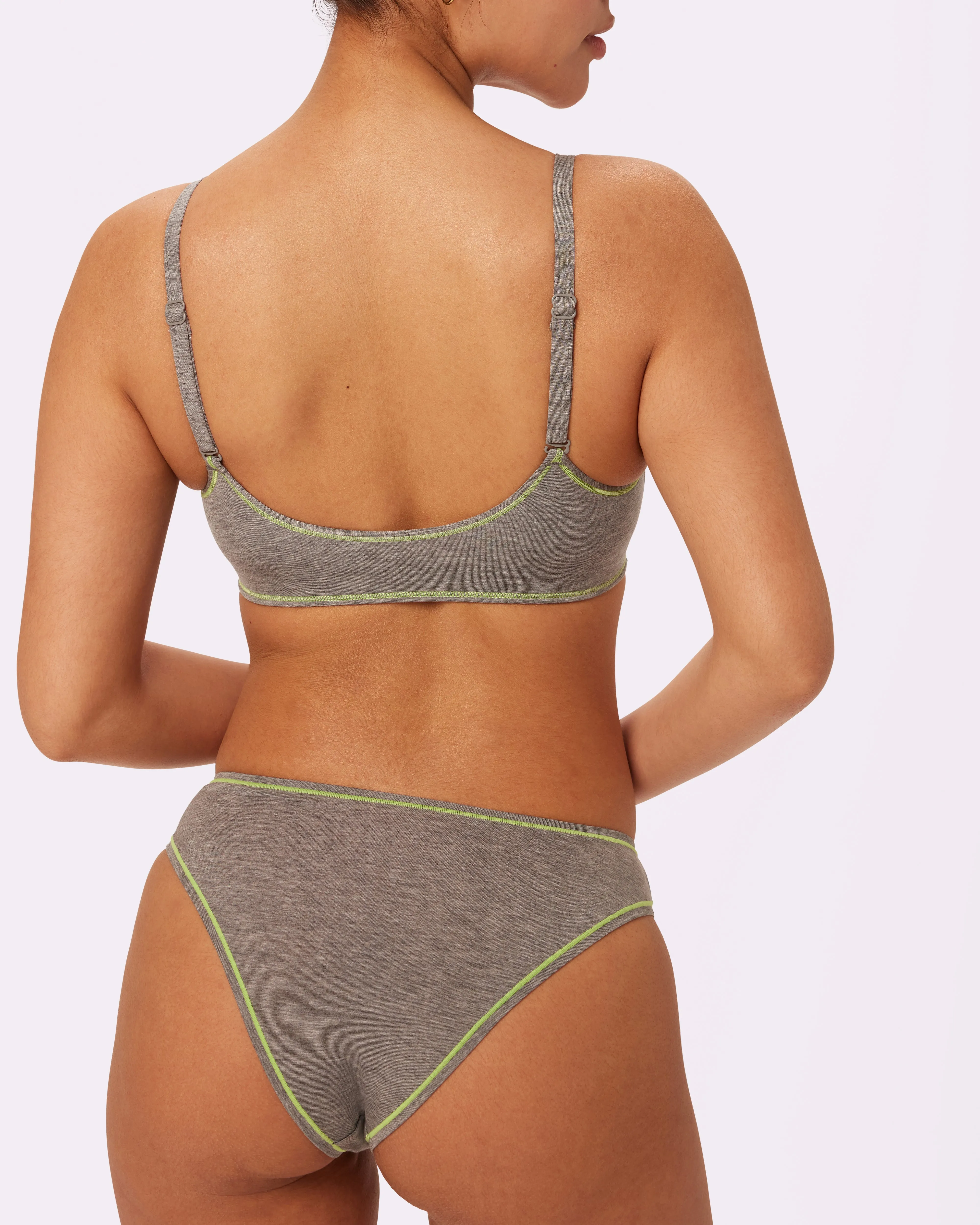 Vintage Soft Scoop Bralette | New:Cotton | Archive (Thunder Pop) sold by Parade product image thumbnail 3