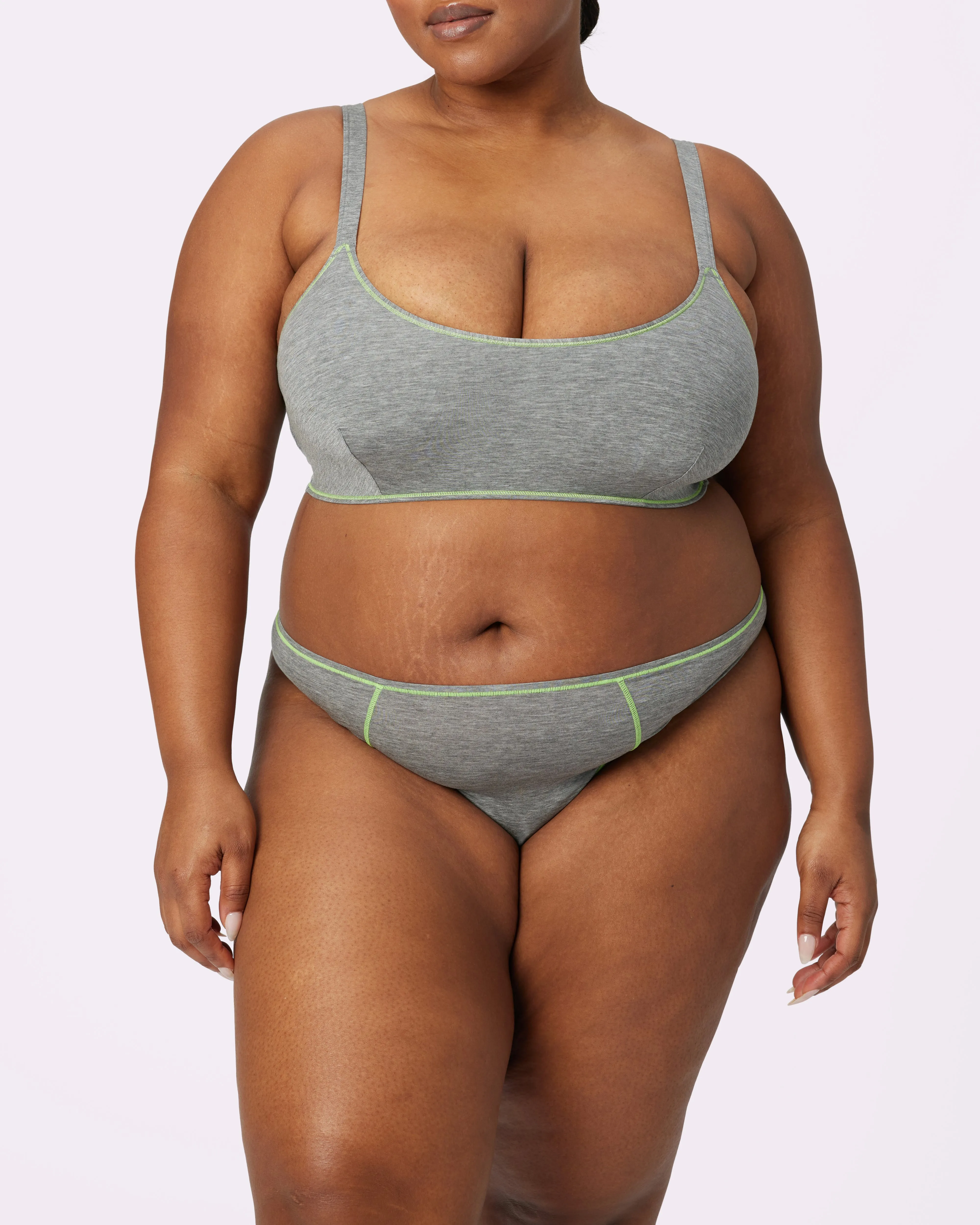 Vintage Soft Scoop Bralette | New:Cotton | Archive (Thunder Pop) sold by Parade product image thumbnail 4