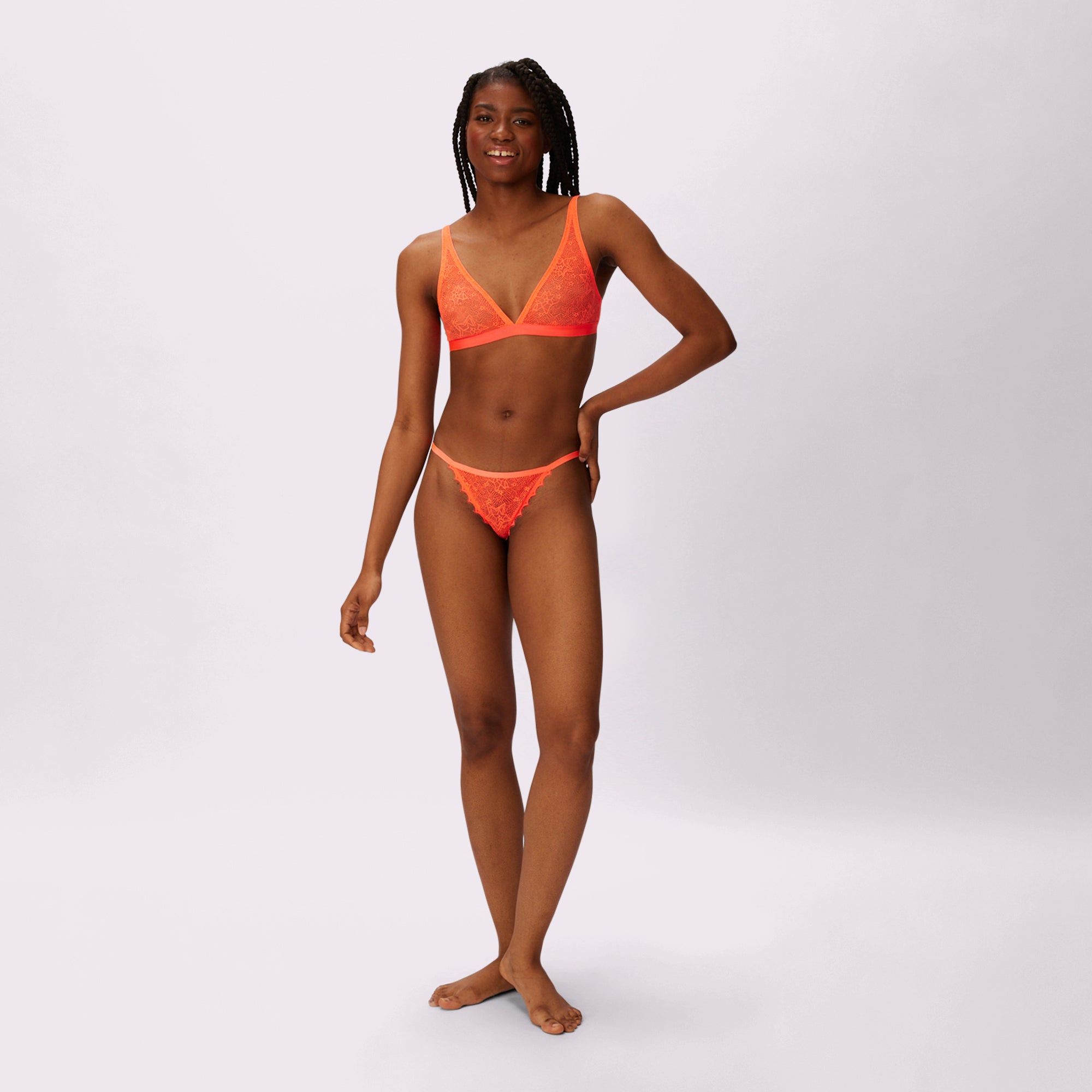 3XL String Cheeky | Silky Lace | Archive (Hot Lava Lace) sold by Parade product image thumbnail 2