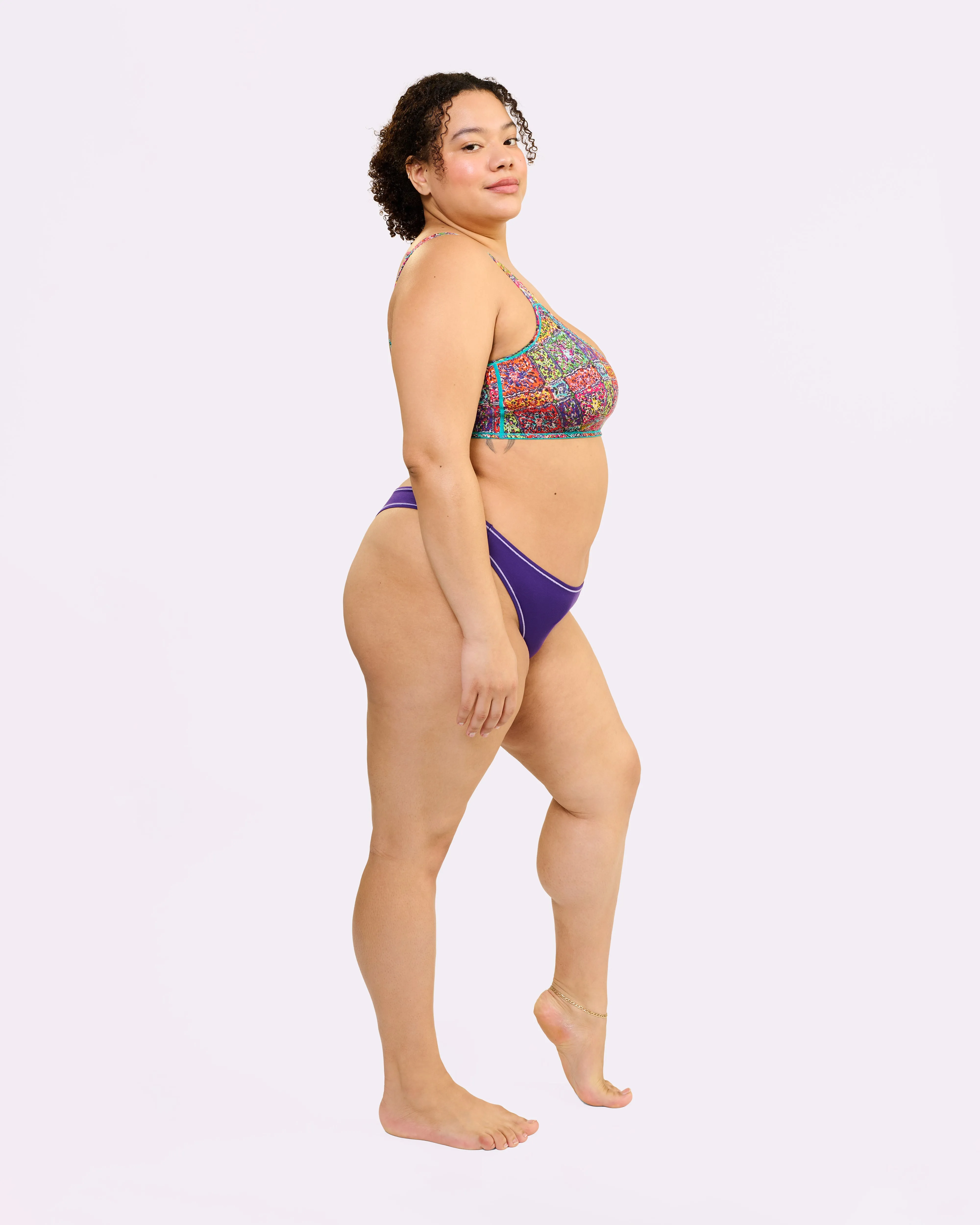 Vintage Soft Scoop Bralette | New:Cotton | Archive (Bandana) sold by Parade product image thumbnail 4