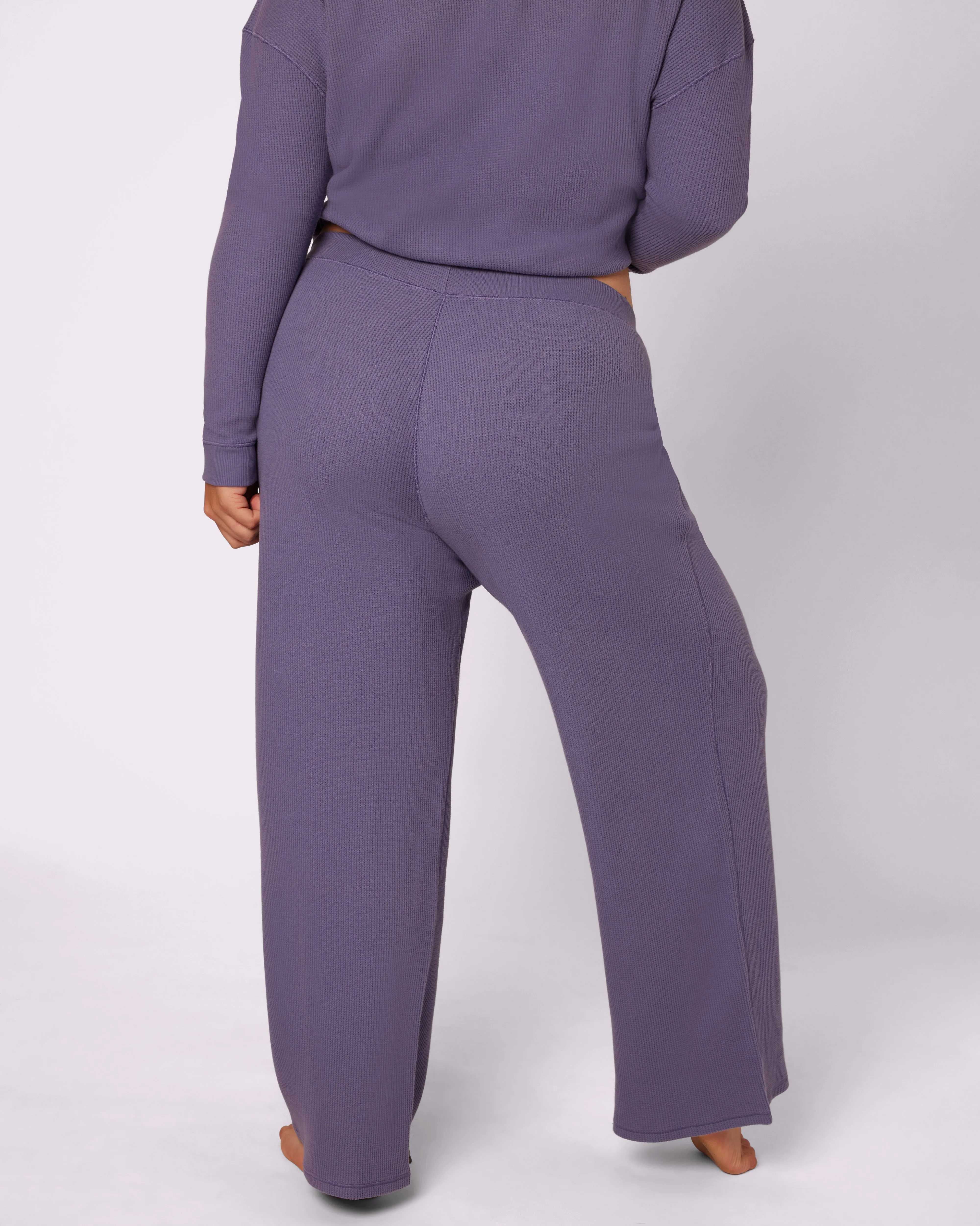 Cozy Casual Wide-Leg Pants | Cozy Waffle | Archive (Fog) sold by Parade product image thumbnail 3