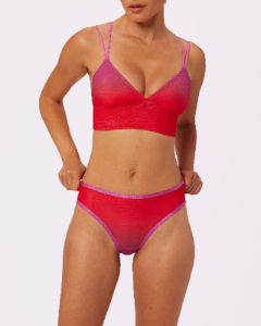 High Rise Cheeky | Silky Mesh (Mars Retrograde) sold by Parade