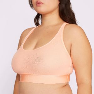 Racerback Scoop Bralette | Silky Mesh | Archive (Dayglow) sold by Parade