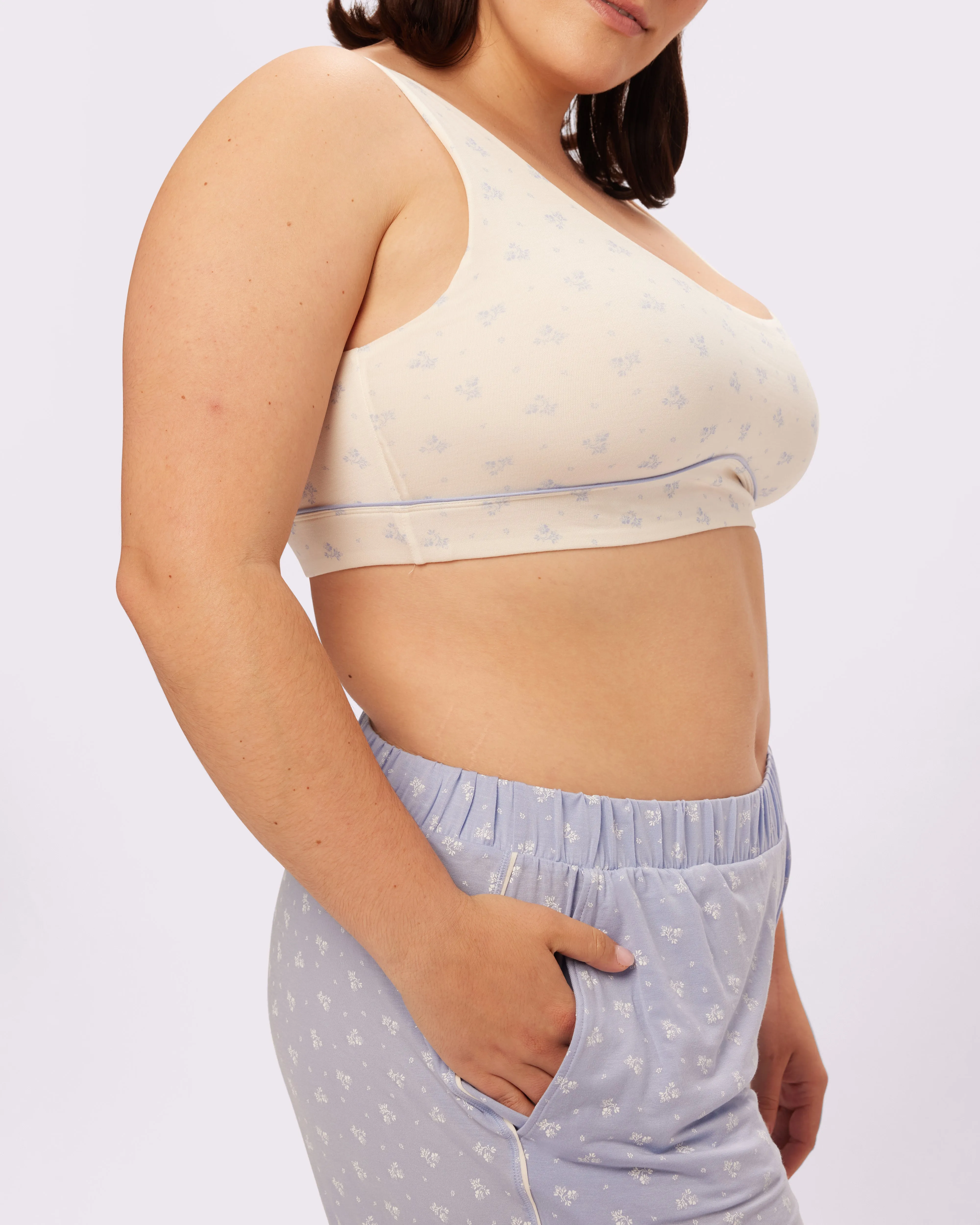 Cloud Scoop Bralette | SuperSoft | Archive (Bouquet Blooms) sold by Parade product image thumbnail 2