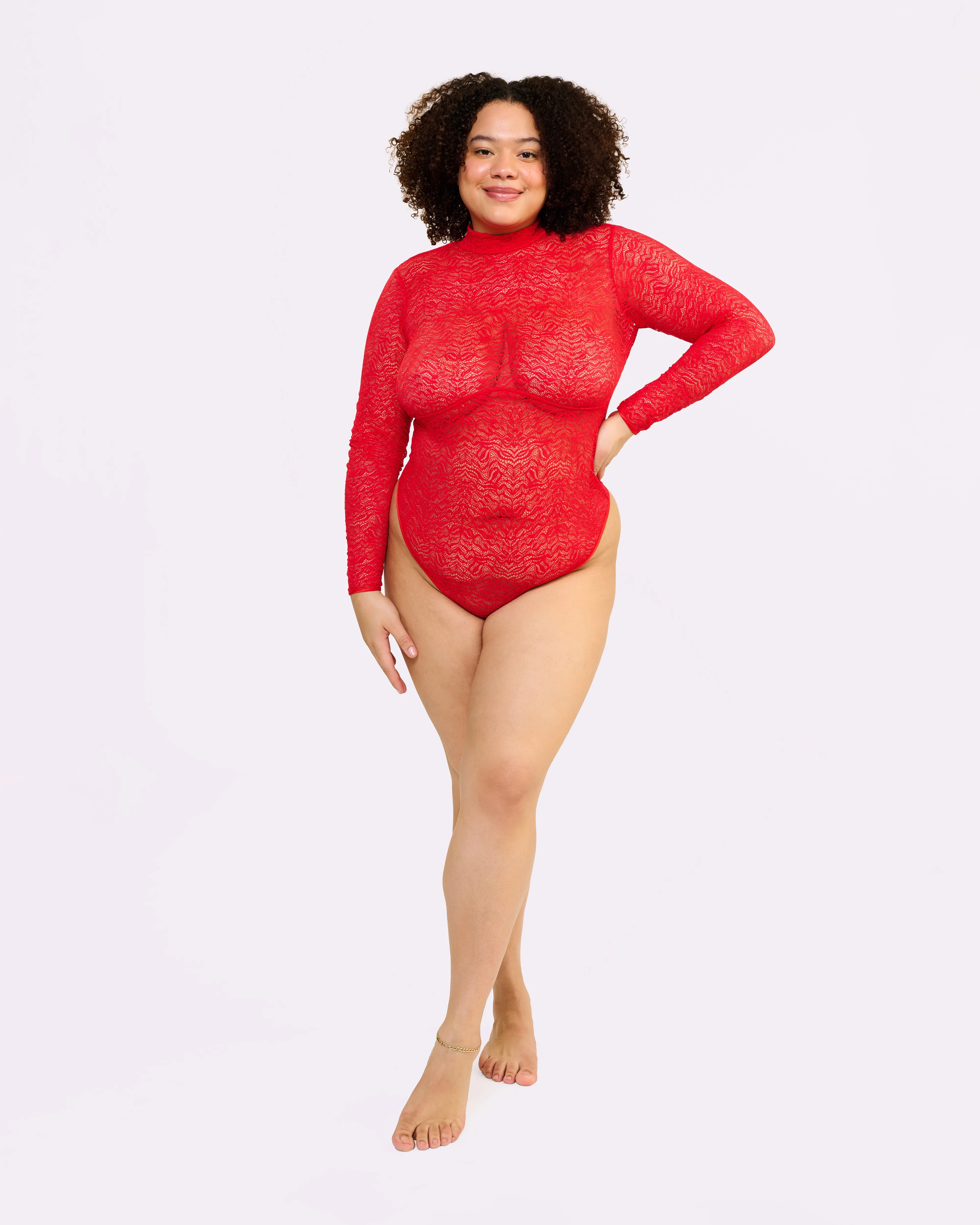 Dusk 'til Dawn Lace Bodysuit | Dusk 'til Dawn | Archive (Balloon) sold by Parade product image thumbnail 4
