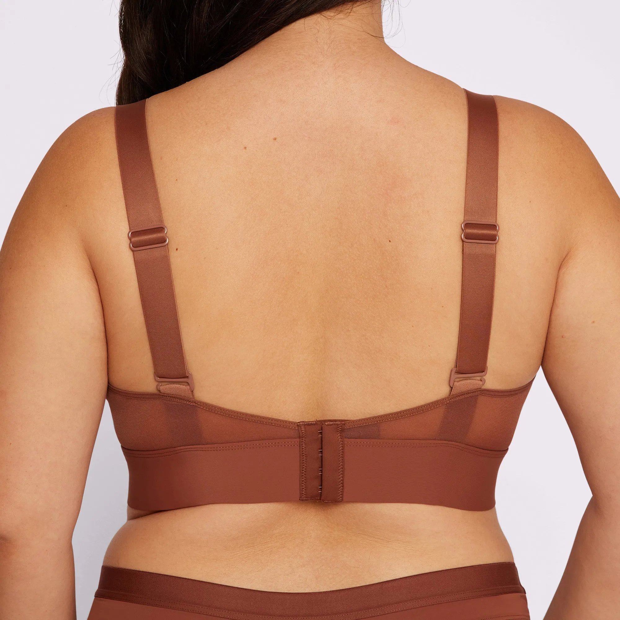 Re:Play Triangle Bralette | Ultra-Soft Re:Play (Cocoa) sold by Parade product image thumbnail 2