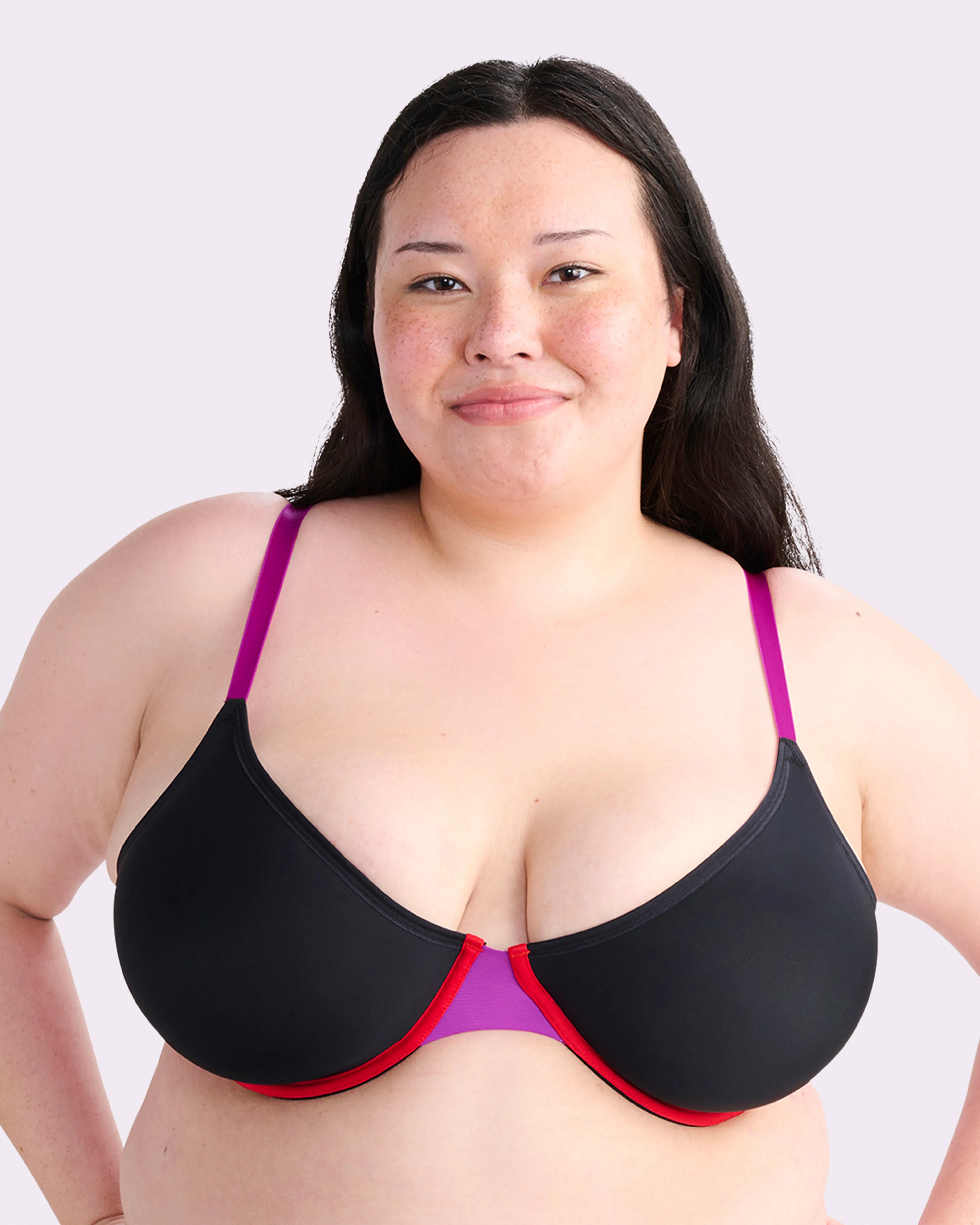 Re:Play Unlined Underwire Bra | Ultra-Soft Re:Play (Eightball Colorblock) sold by Parade product image thumbnail 2