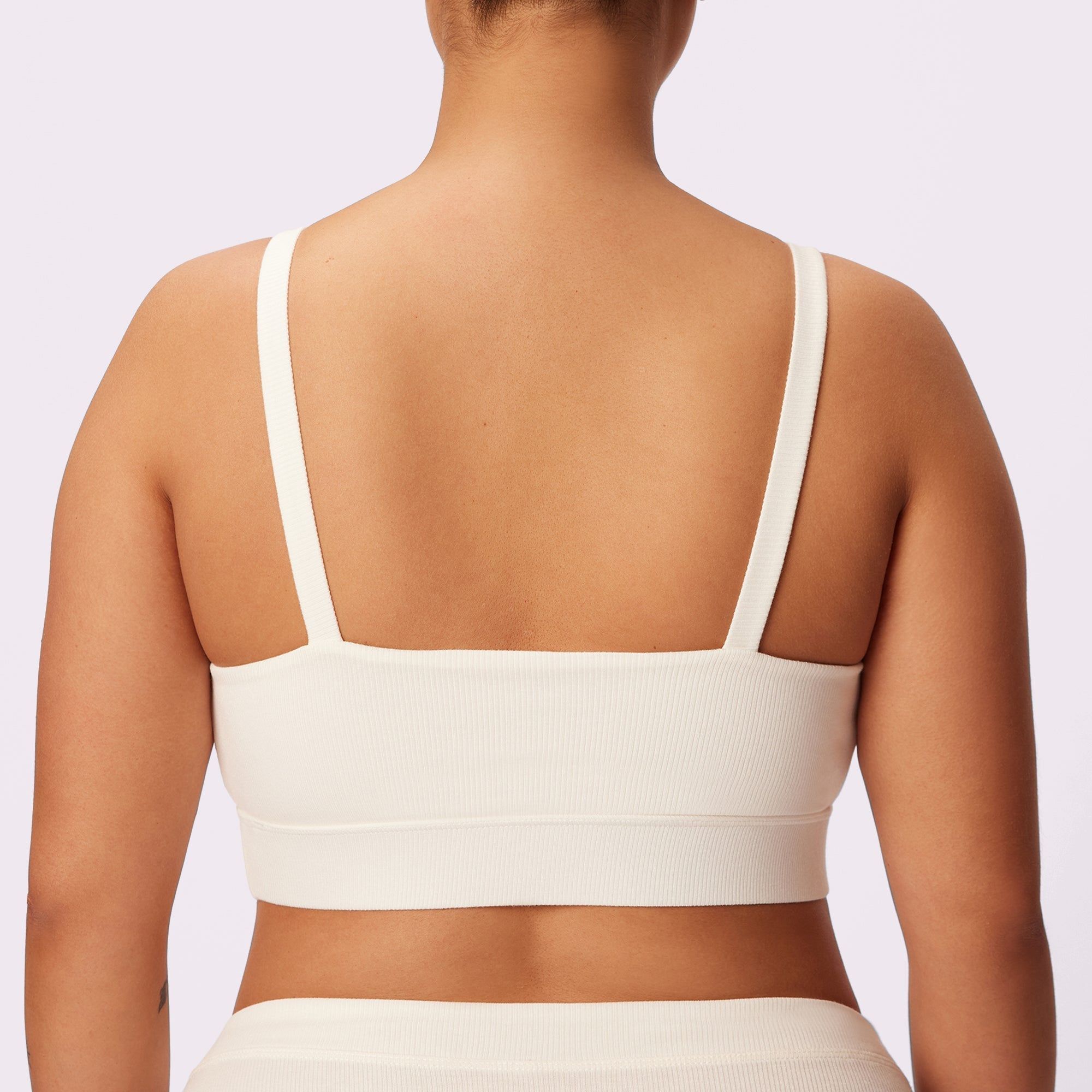 3+ Lush Strappy Triangle Bralette | Lush Rib | Archive (Cloud) sold by Parade product image thumbnail 3