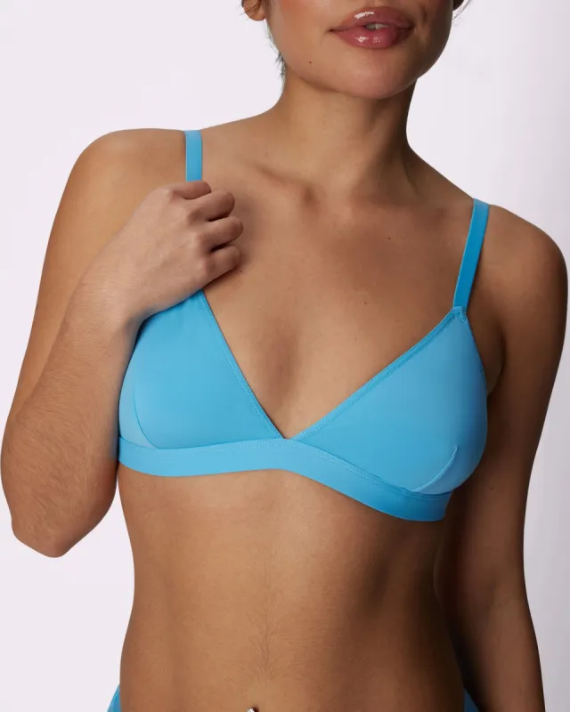 Re:Play Triangle Bralette | Ultra-Soft Re:Play | Archive (Bluebird) sold by Parade