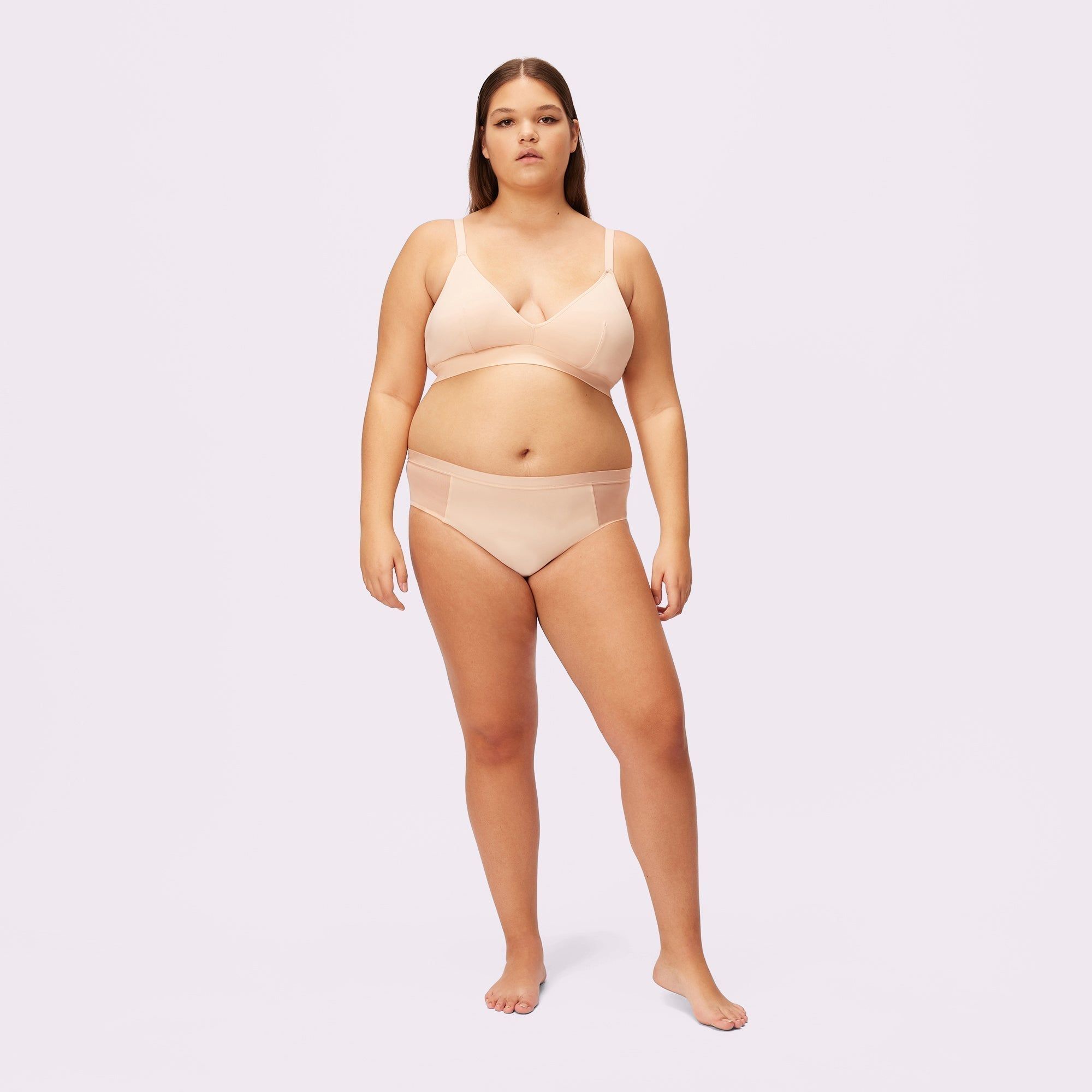 XS Dream Fit High Rise Brief | Ultra-Soft Re:Play | Archive (Oatmilk) sold by Parade product image thumbnail 3