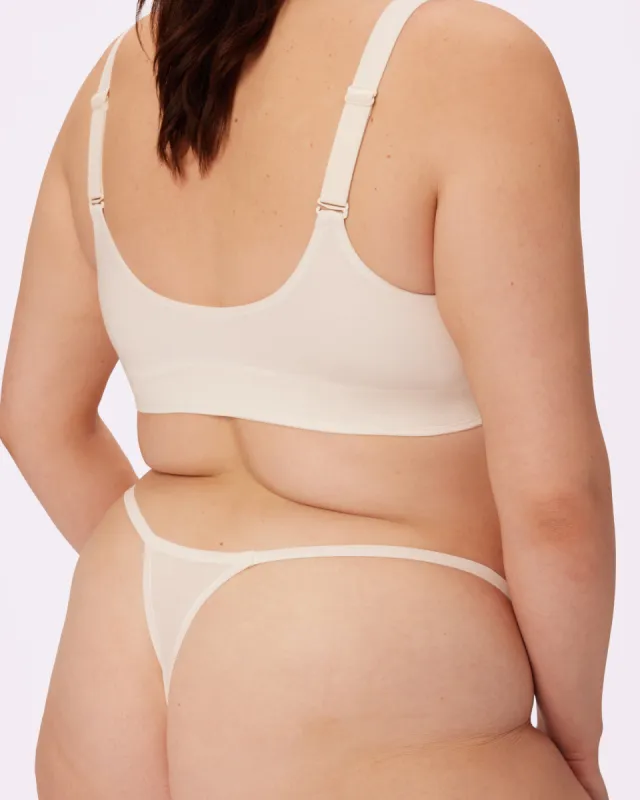 Comfy V-String Thong | New:Cotton | Archive (Cloud) sold by Parade