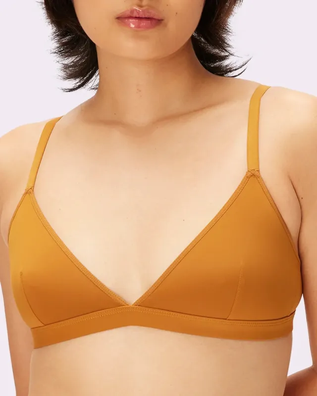 1+ Dream Fit Triangle Bralette | Ultra-Soft Re:Play | Archive (Burnt Gold) sold by Parade