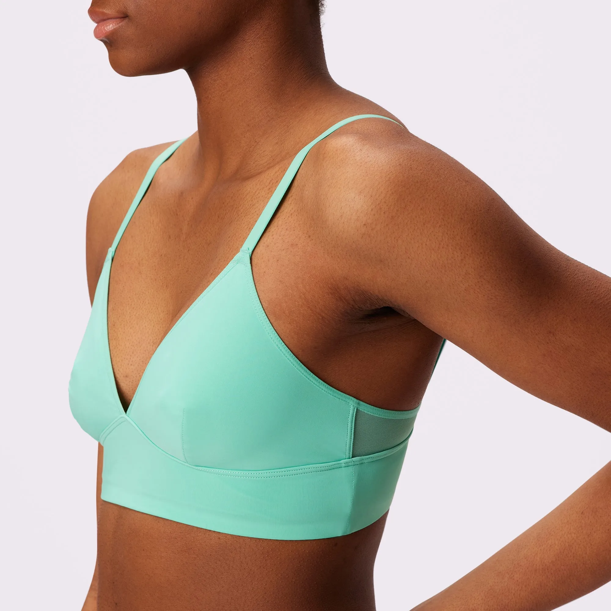 Dream Sculpt Longline Bralette | Ultra-Soft Re:Play | Archive (Buttermint) sold by Parade product image thumbnail 3