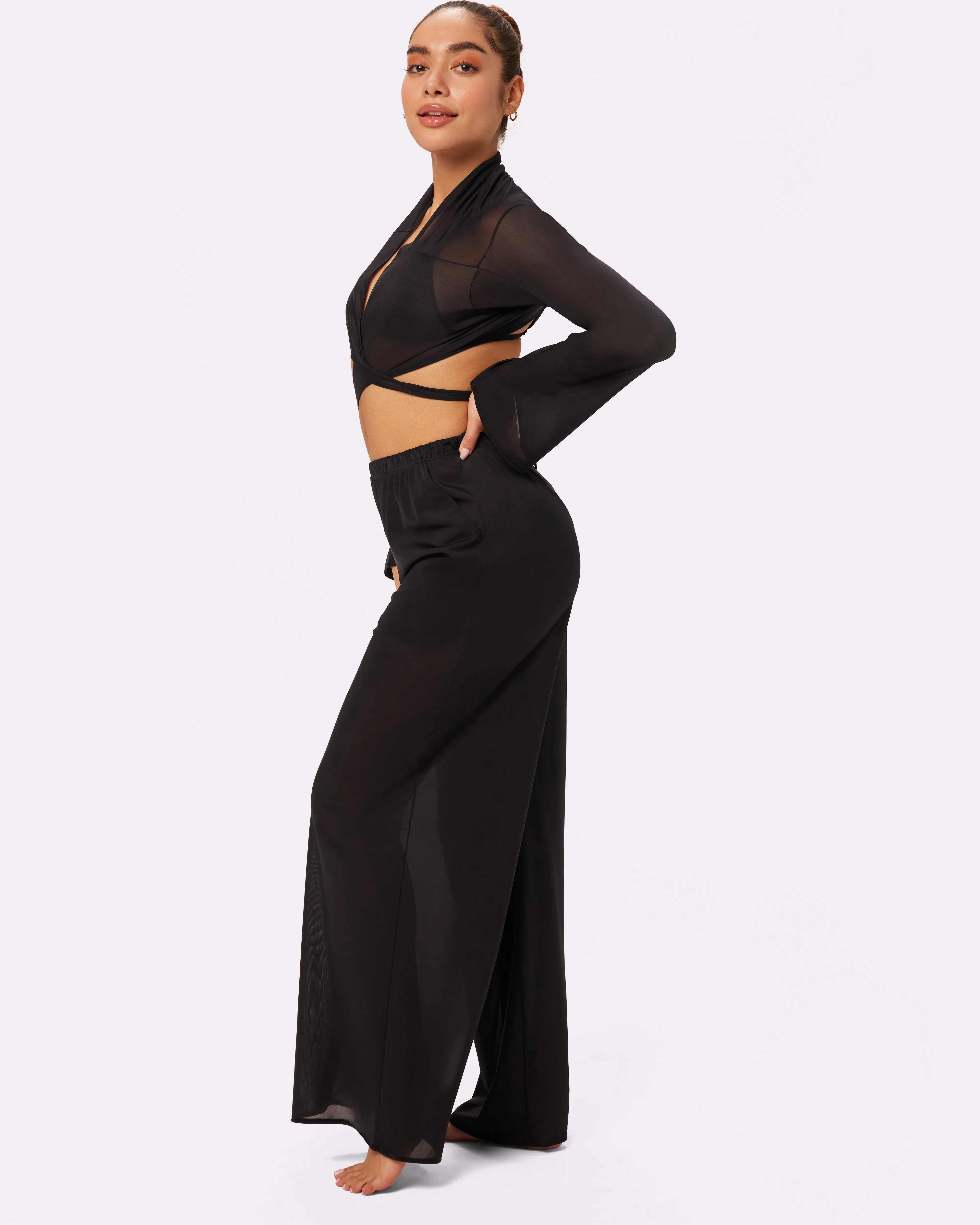 Breezy Wide Leg Pants | Silky Mesh | Archive (Eightball) sold by Parade product image thumbnail 2