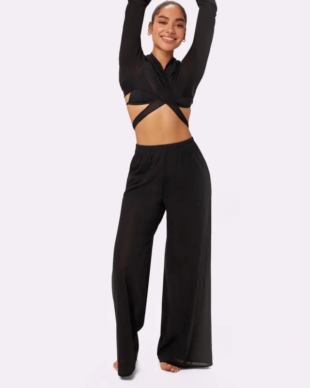 Breezy Wide Leg Pants | Silky Mesh | Archive (Eightball) sold by Parade