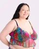 Silky Mesh Flutter Longline Bralette | Silky Mesh | Archive (Monet Floral) sold by Parade